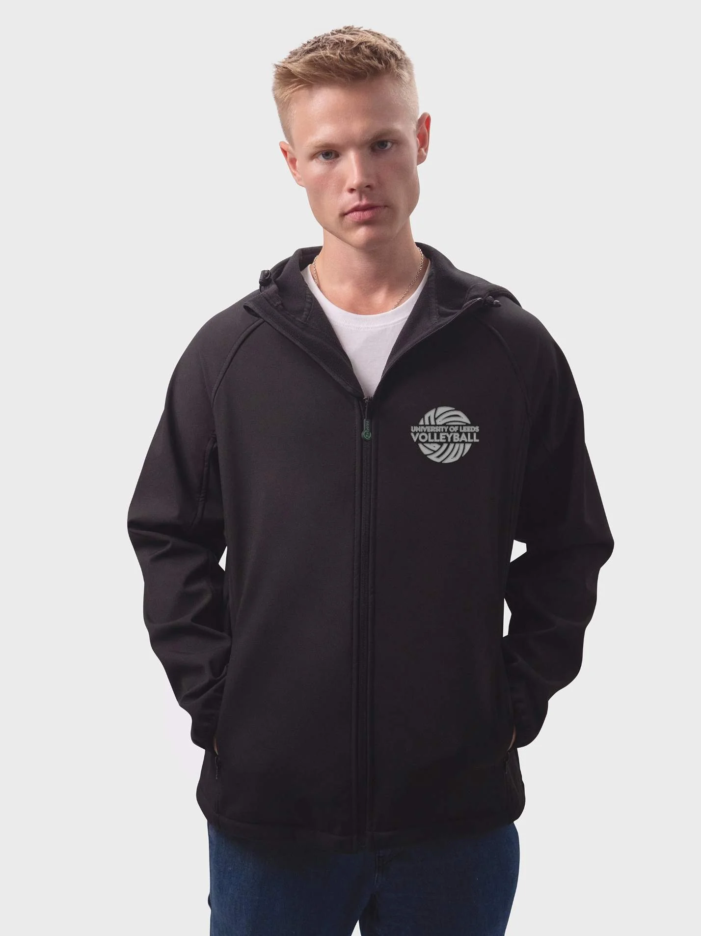 Leeds Volleyball Sustainable Men’s Hooded Soft Shell Jacket