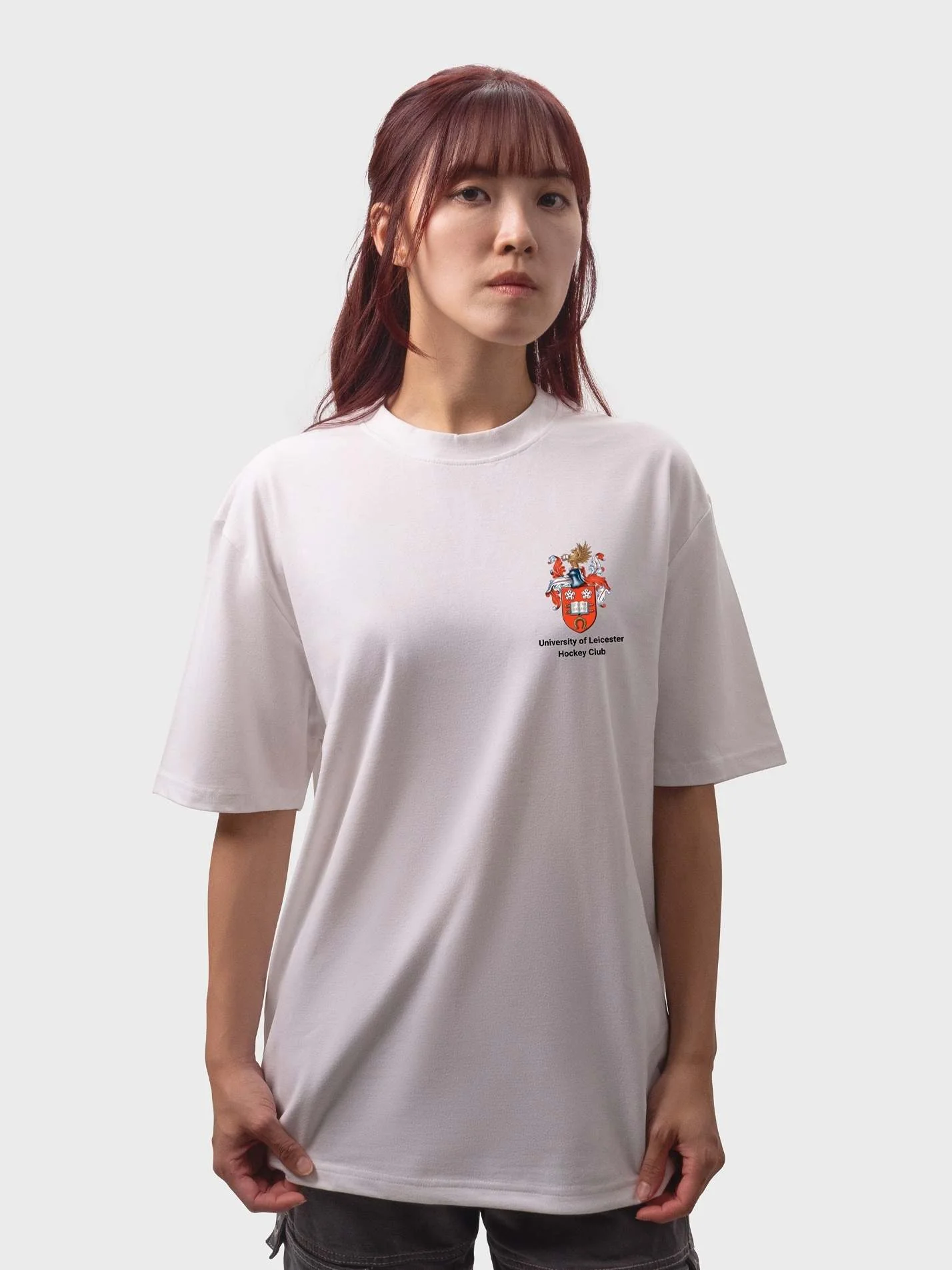 Leicester Hockey Unisex Heavy Oversized T-Shirt - Image 3