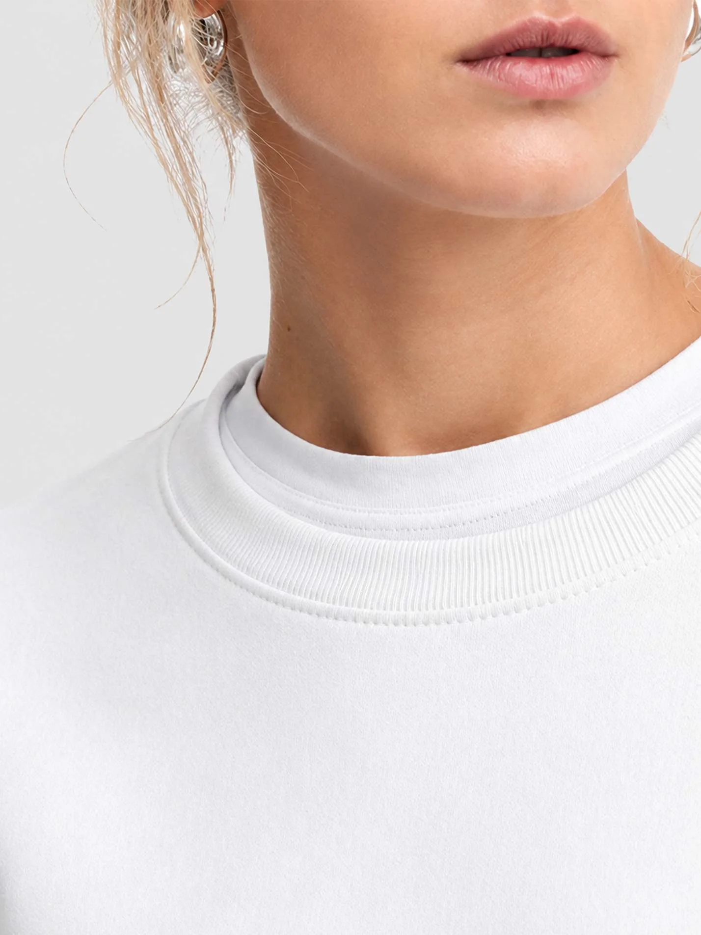Linacre College Oxford Ladies Fit Heavyweight Sweatshirt - Image 4