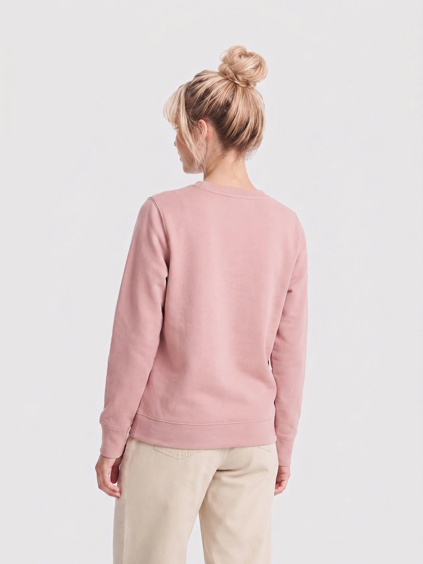 Linacre College Oxford Ladies Fit Heavyweight Sweatshirt - Image 7