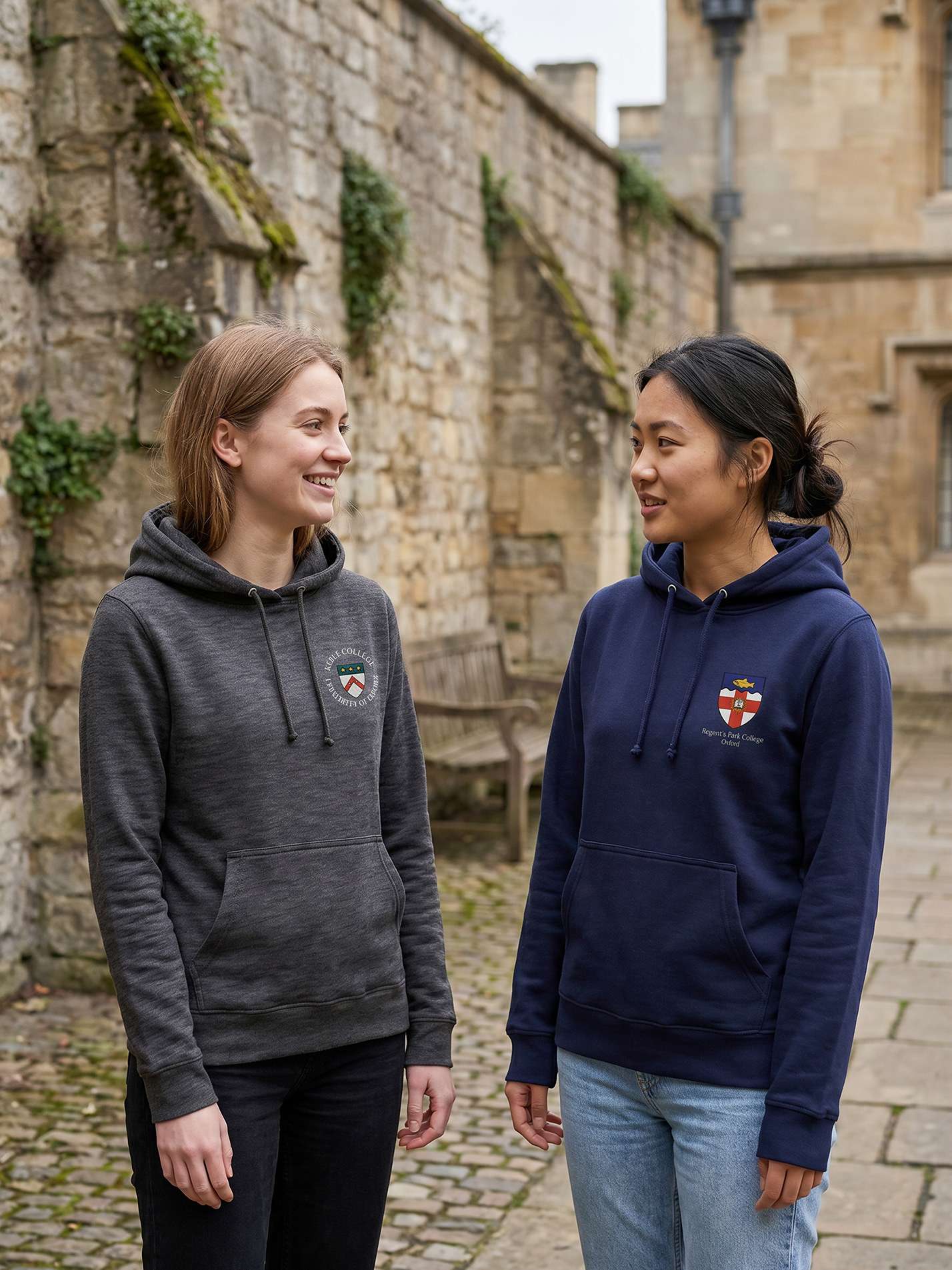 Balliol College Oxford JCR Ladies Fit Hoodie - Image 2