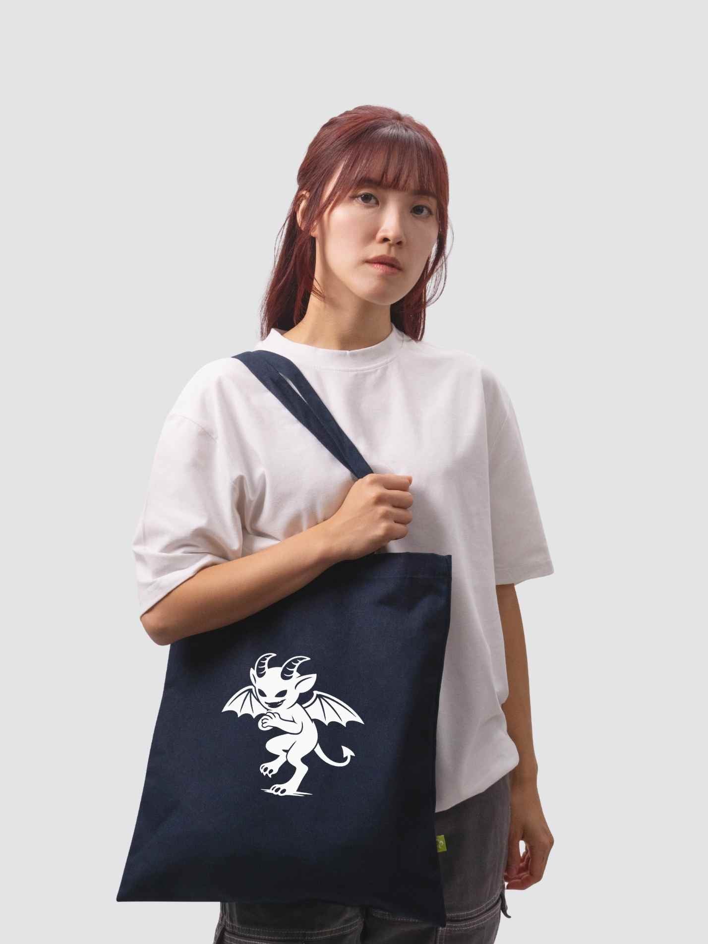 Lincoln College Oxford MCR - The Imp Collection Organic Cotton Printed Tote Bag - Image 3