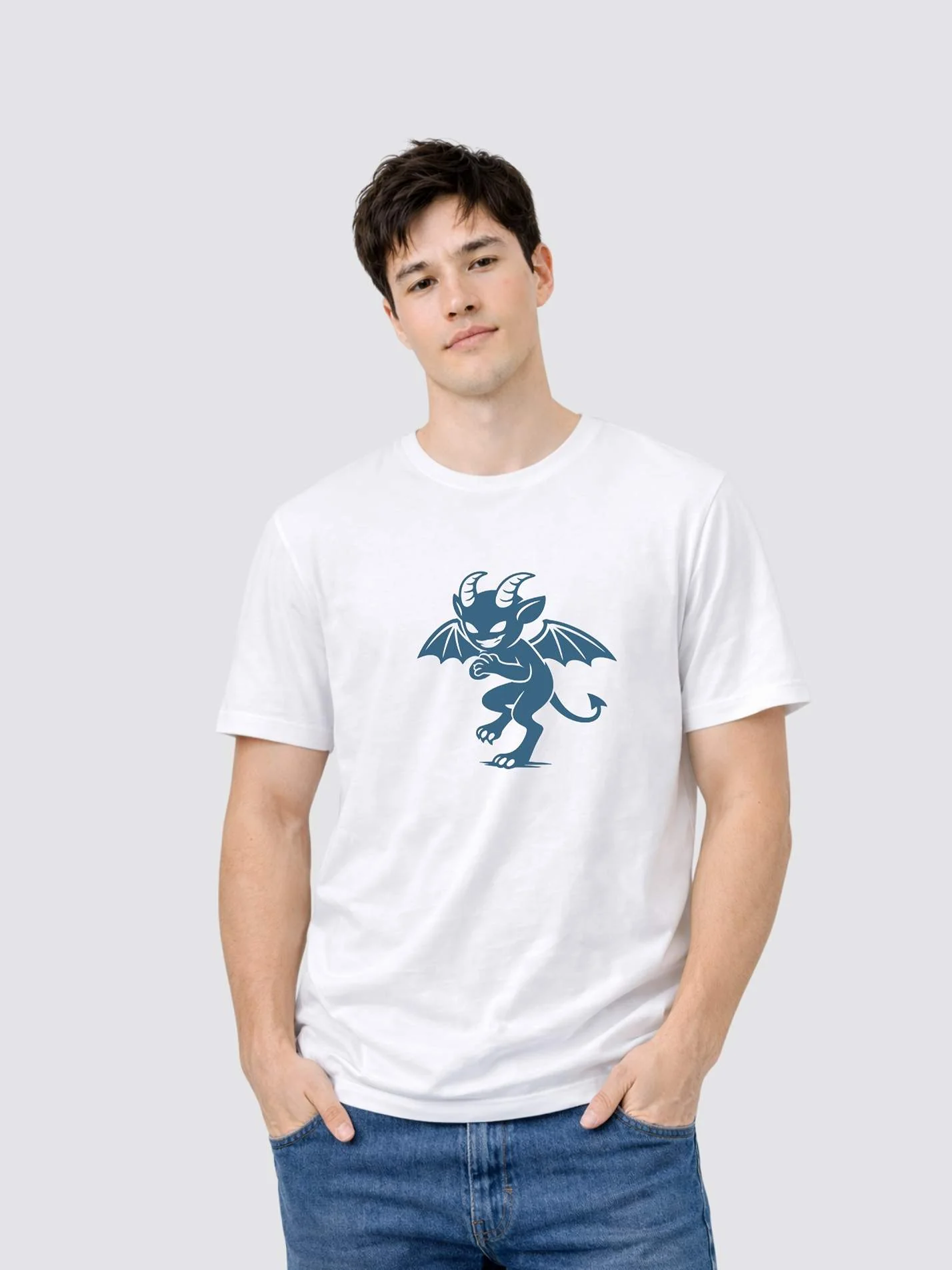 Lincoln College Oxford MCR - The Imp Collection Printed Unisex Organic Cotton T-Shirt - Image 3