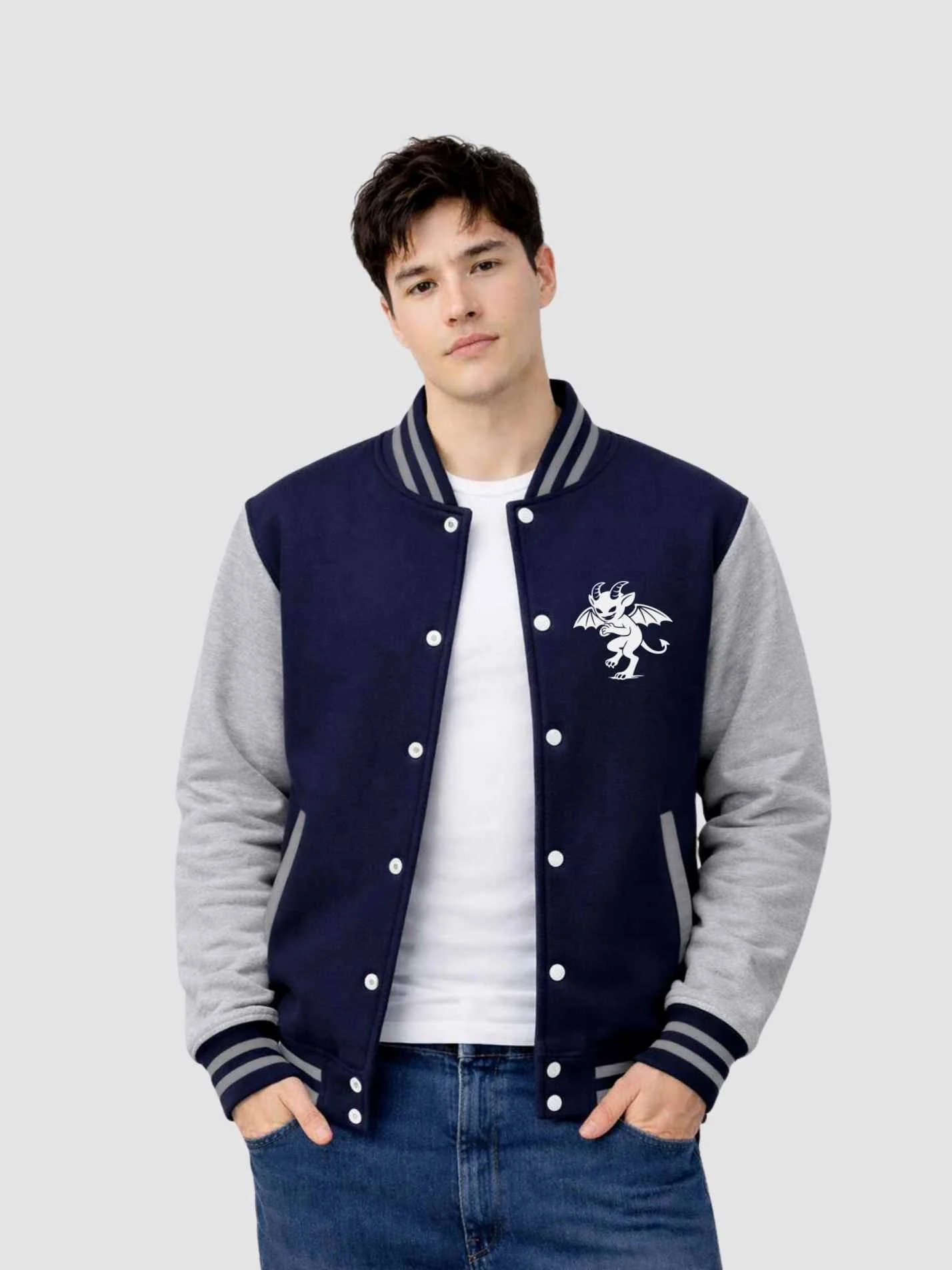 Lincoln College Oxford MCR - The Imp Collection Varsity Jacket - Image 3