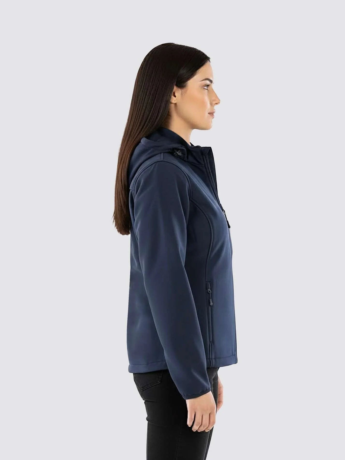 Lincoln College Oxford MCR Sustainable Ladies Hooded Soft Shell Jacket - Image 3