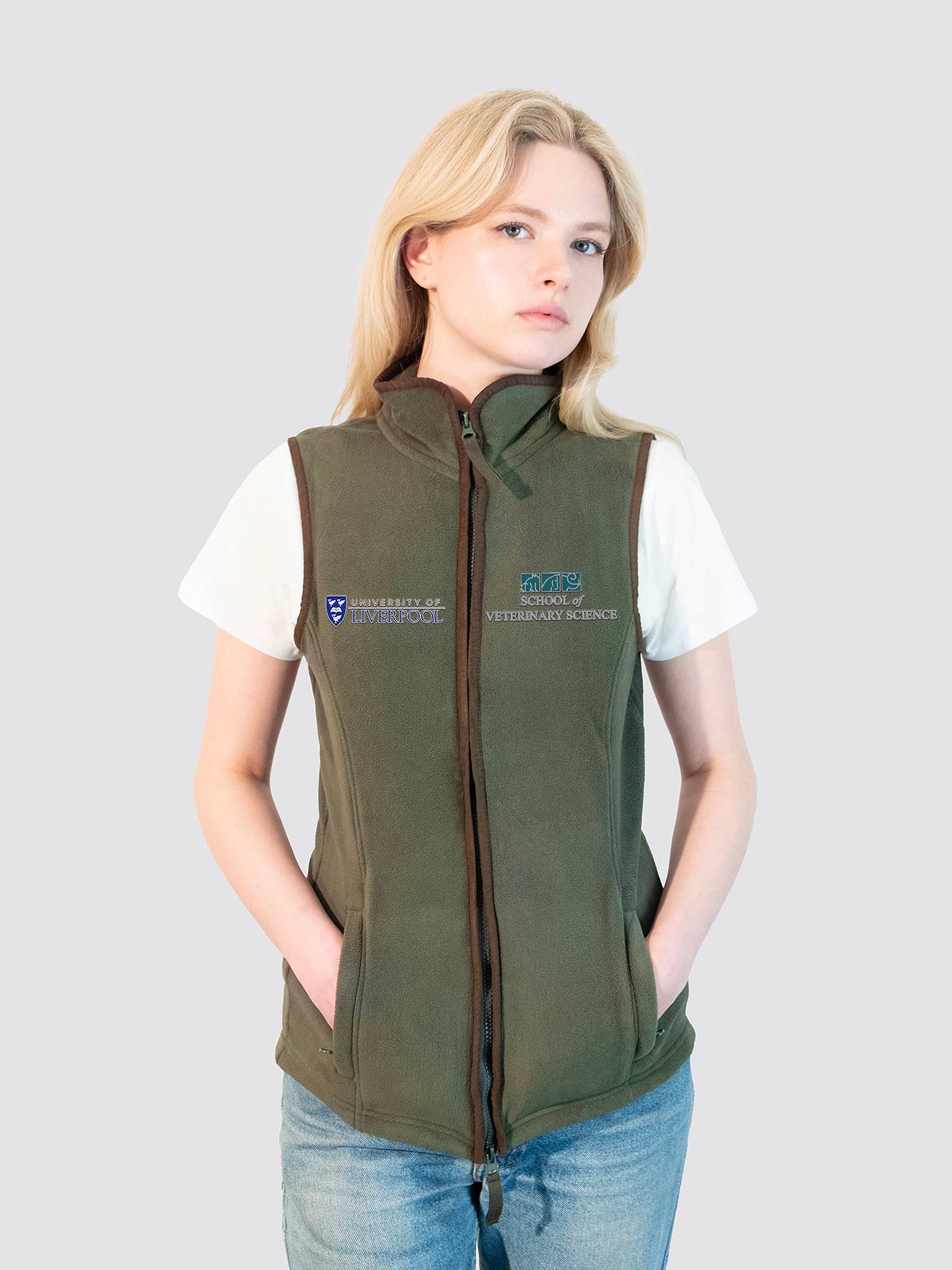 Liverpool Veterinary Society Ladies Heritage Gilet Fleece