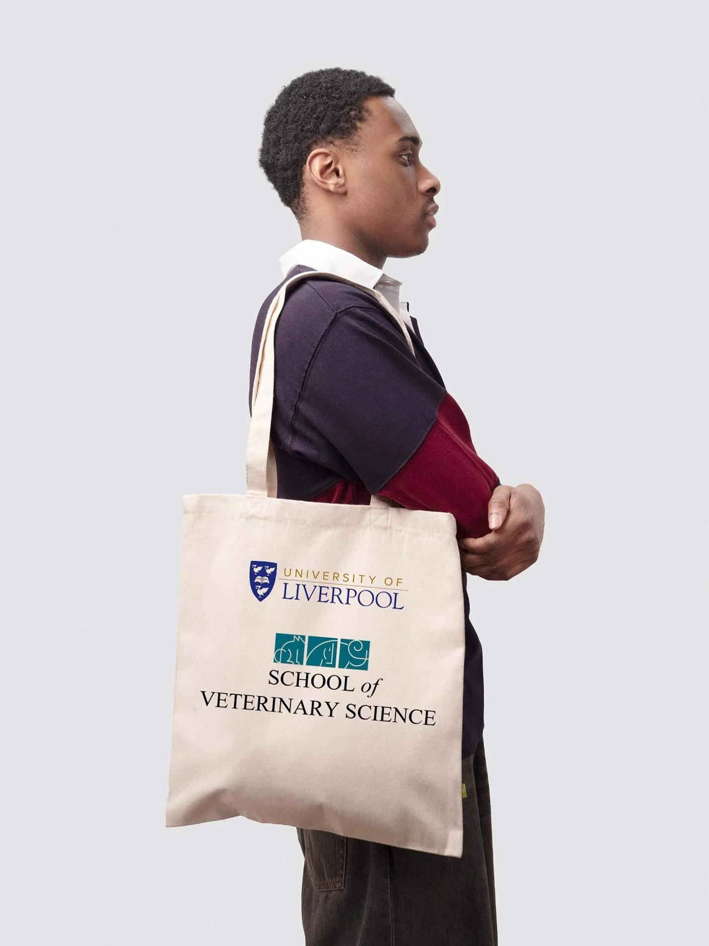 Liverpool Veterinary Society Organic Cotton Printed Tote Bag - Image 2