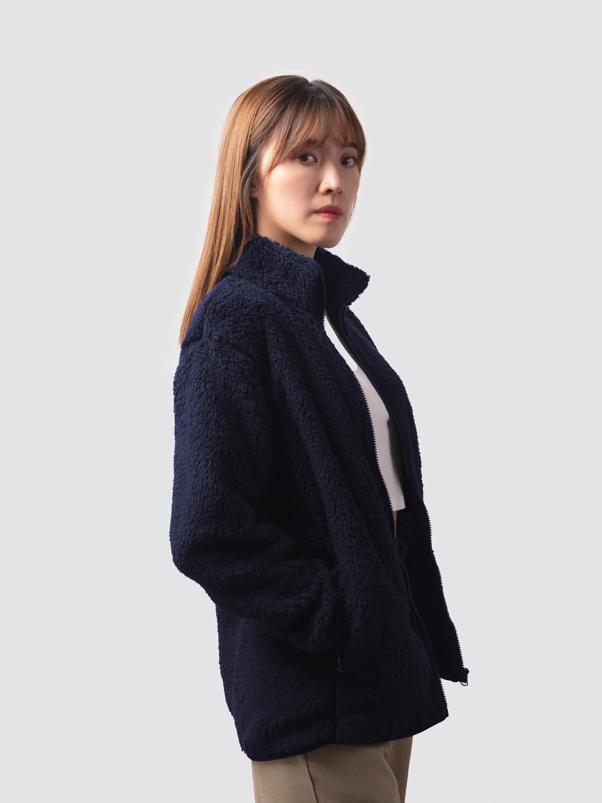 Exeter MedSoc Unisex Sherpa Fleece Zipped Jacket - Image 3