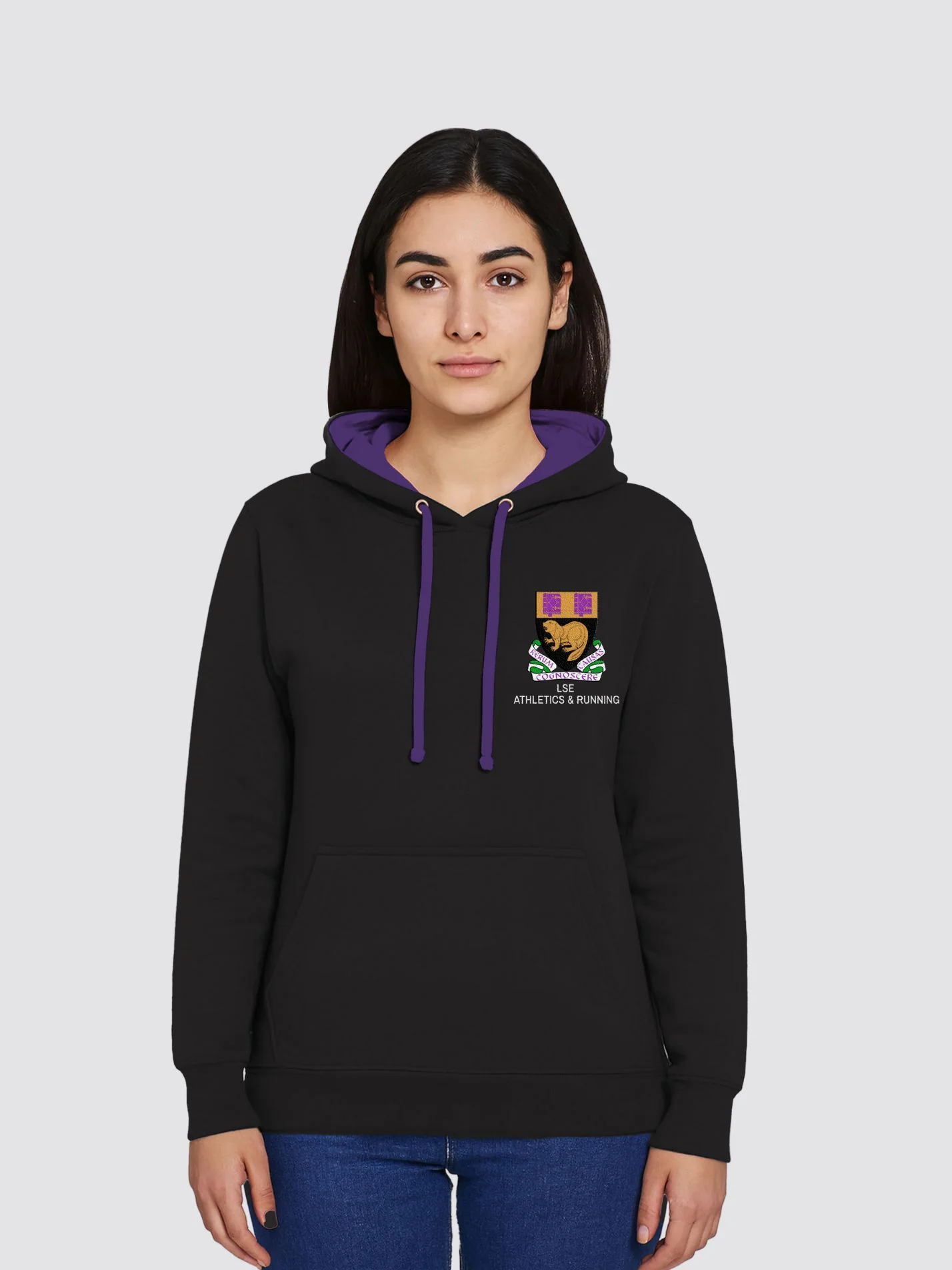 LSE Athletics & Running Contrast Hoodie