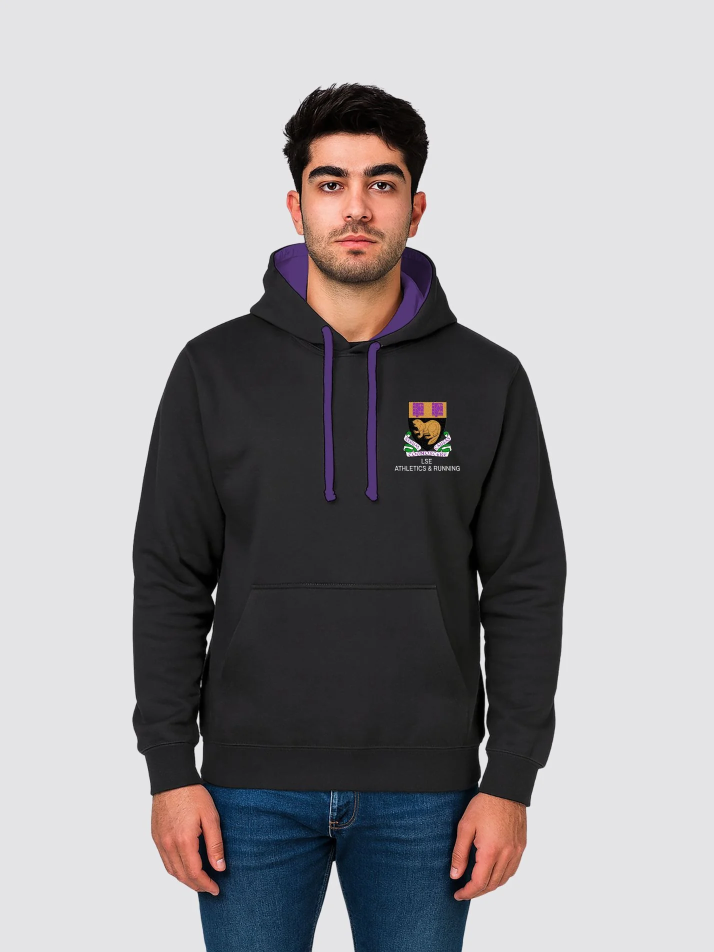 LSE Athletics & Running Contrast Hoodie - Image 4