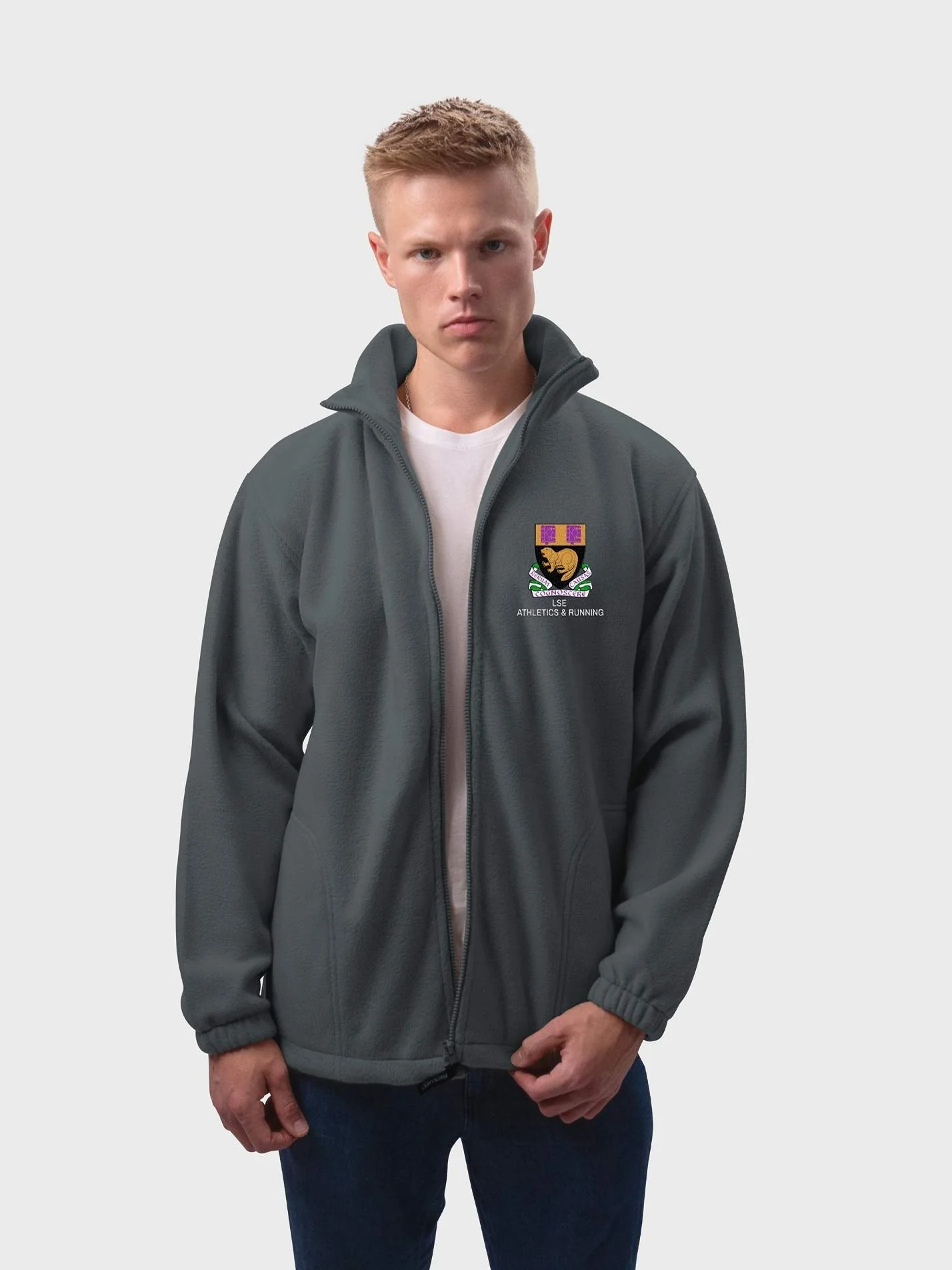 LSE Athletics & Running Unisex Polar Full Zip Fleece - Image 8
