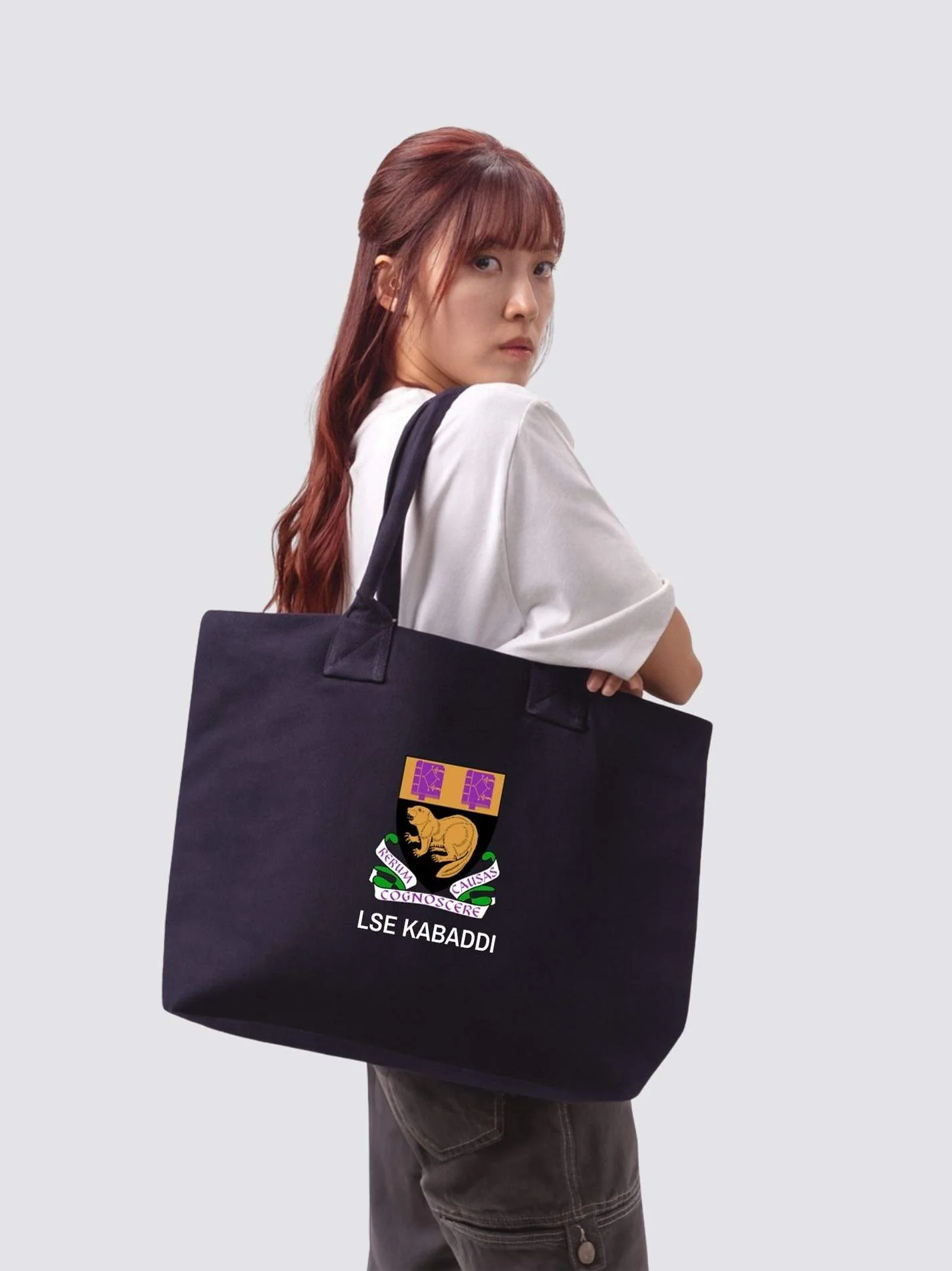 LSE KABADDI Cotton Canvas Printed Shopper Bag