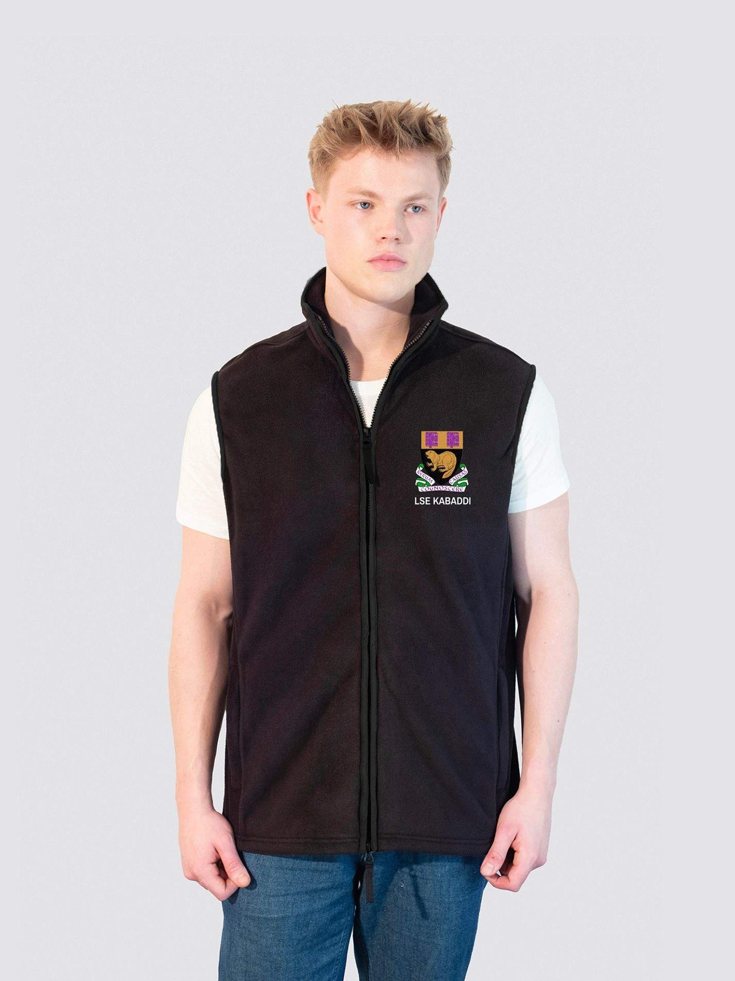 LSE KABADDI Men's Heritage Gilet Fleece - Image 5