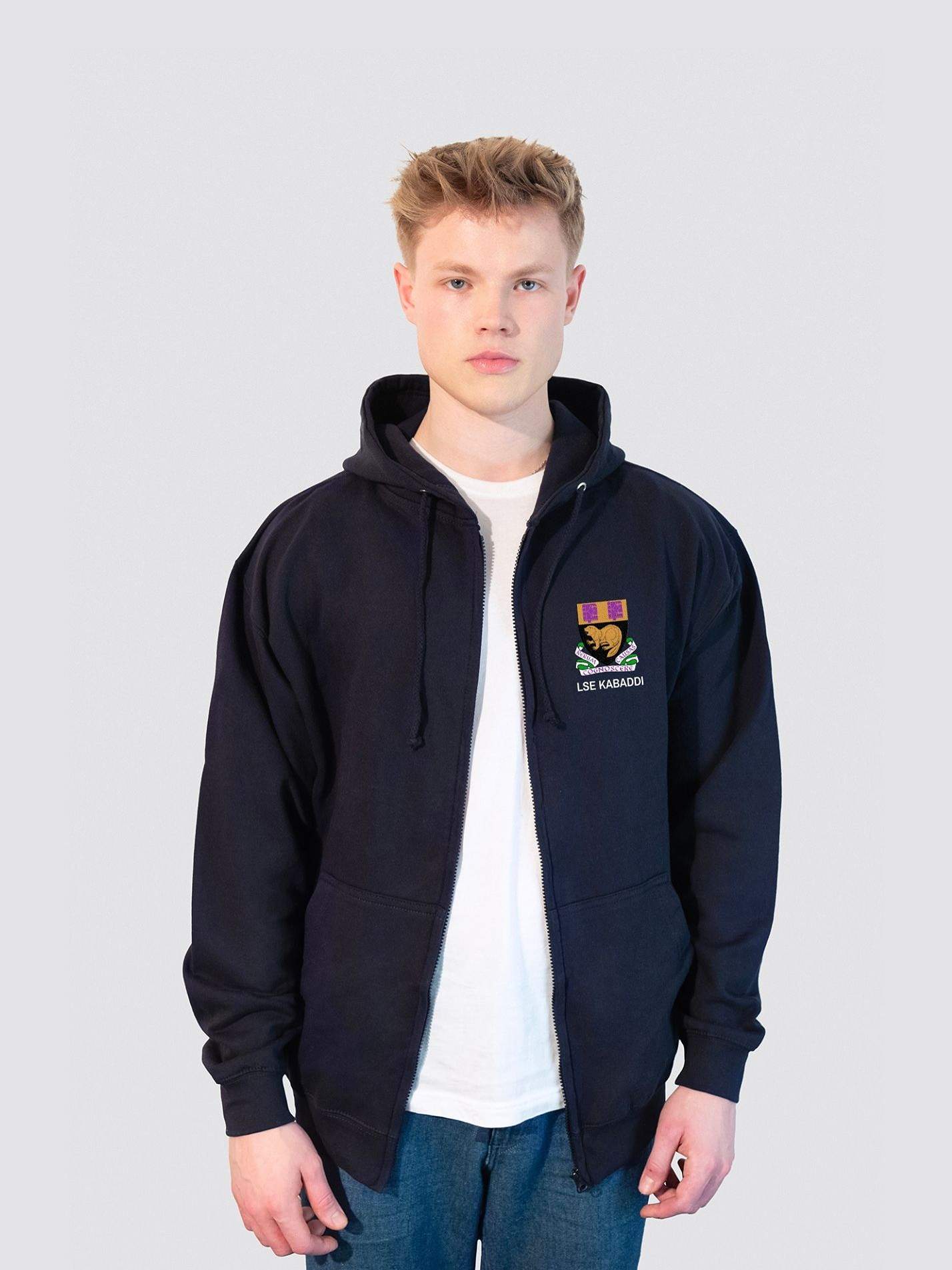 LSE KABADDI Zip-Up Unisex Hoodie - Image 4