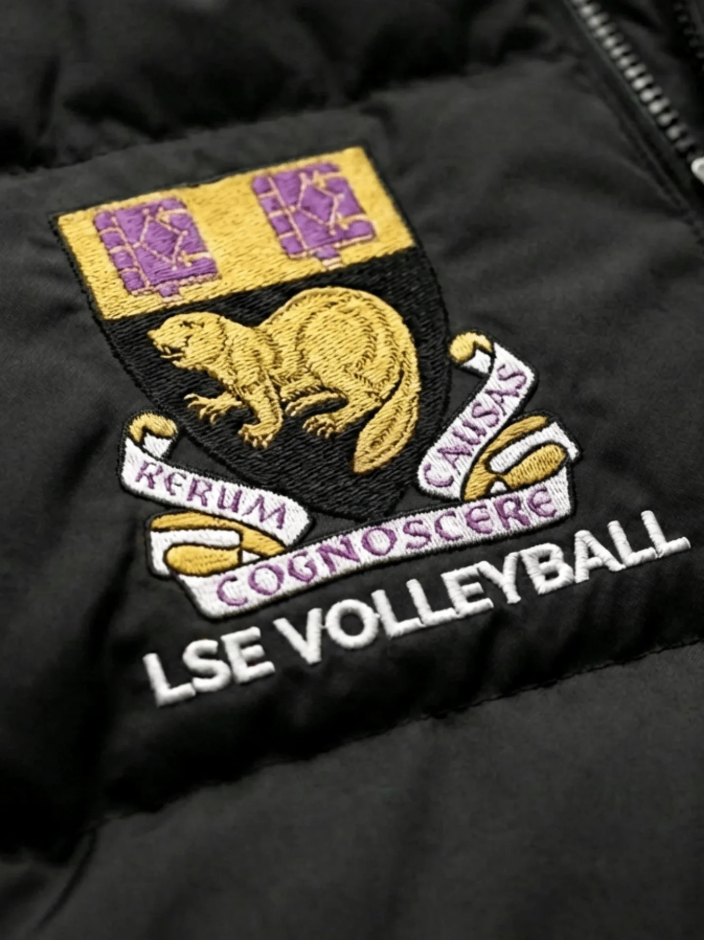 LSE Volleyball Ladies Puffer Jacket - Image 3