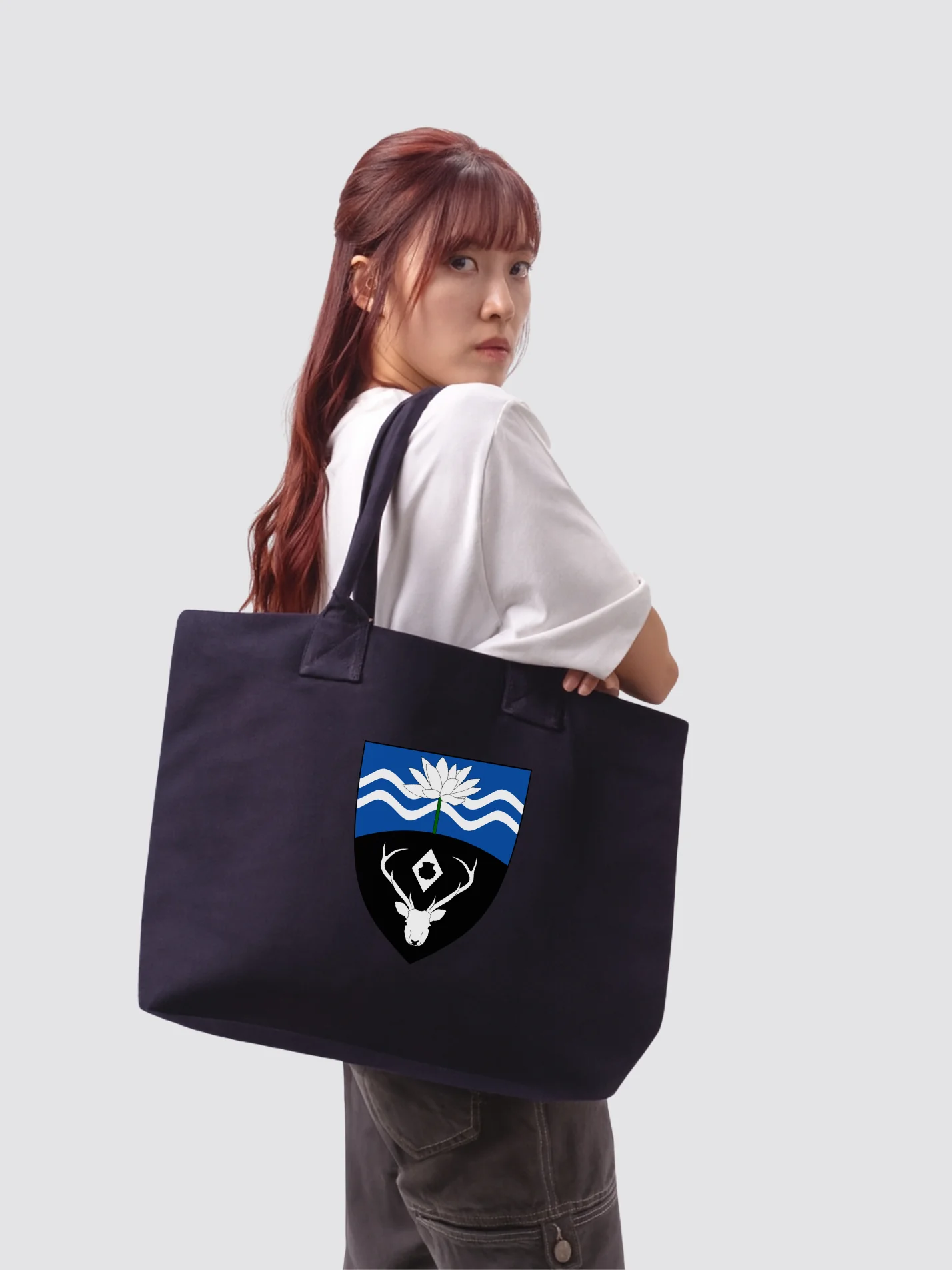 Lucy Cavendish College Cambridge MCR Cotton Canvas Printed Shopper Bag