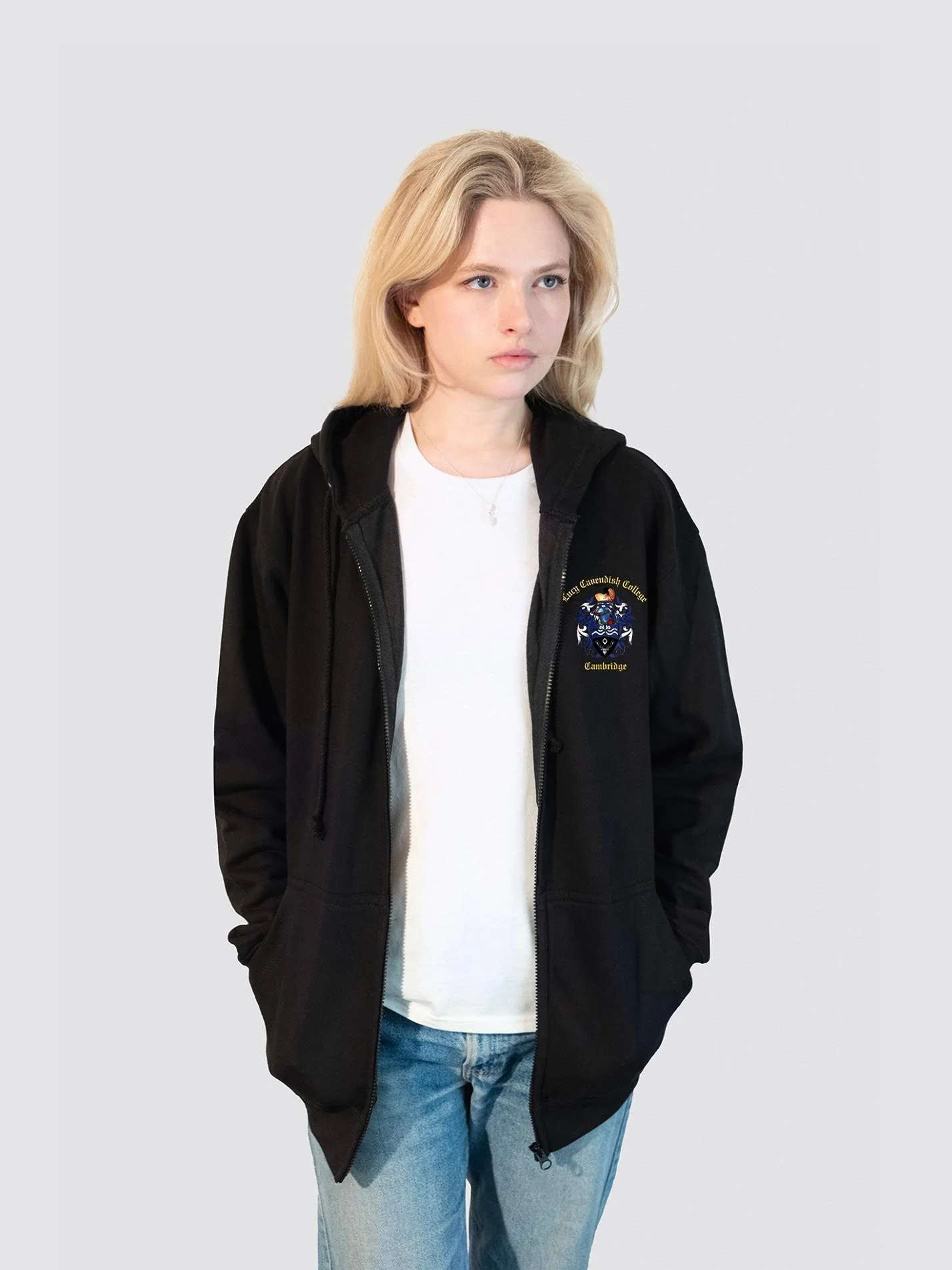 Lucy Cavendish College Cambridge MCR Zip-Up Unisex Hoodie