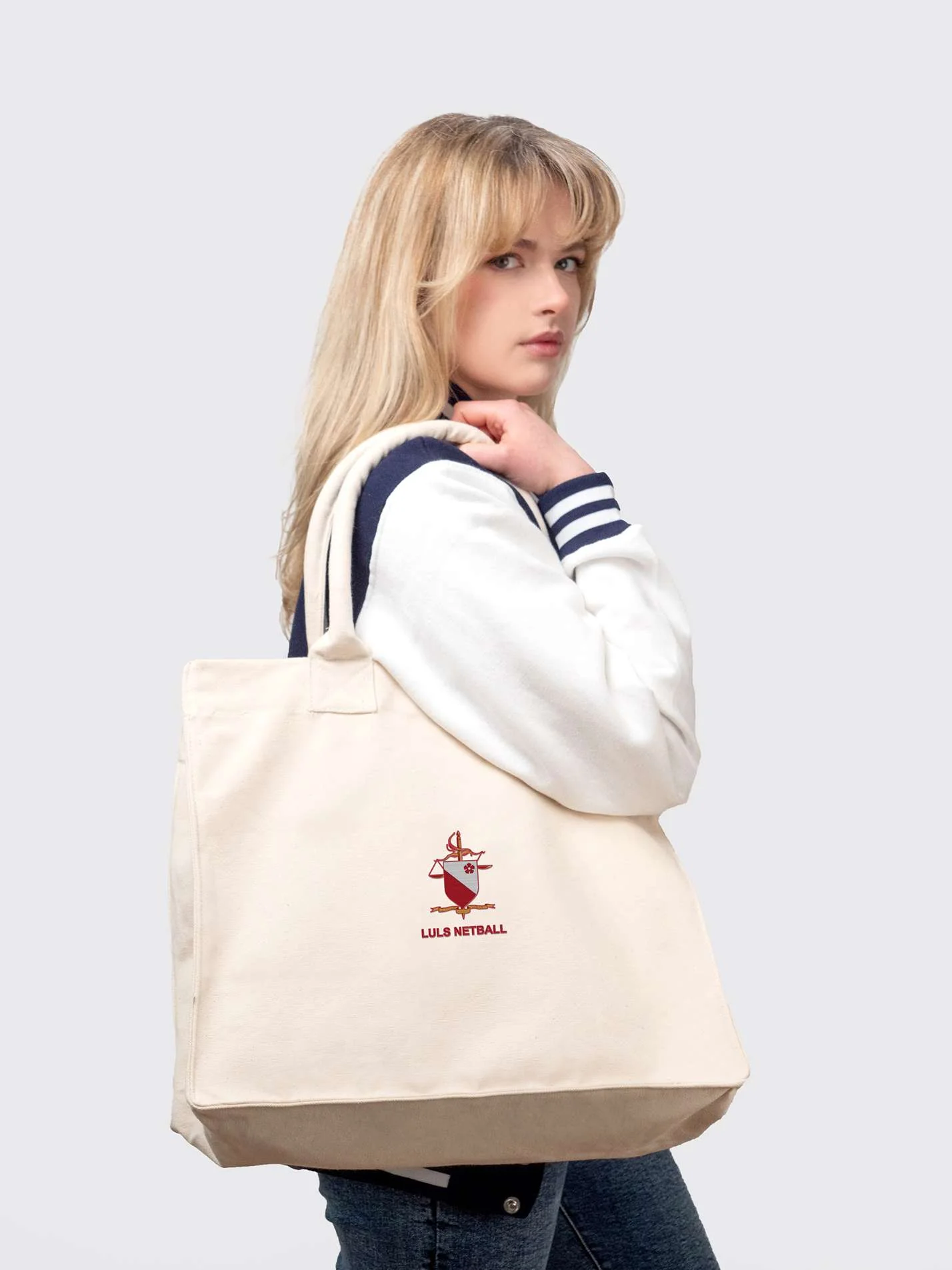 LULS Netball Cotton Canvas Shopper
