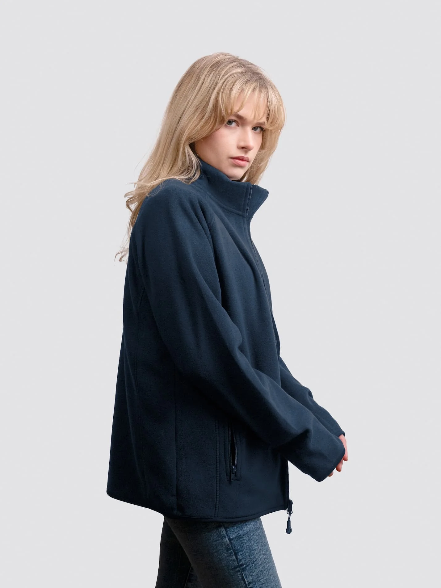 LULS Netball Sustainable Full Zip Fleece - Image 3