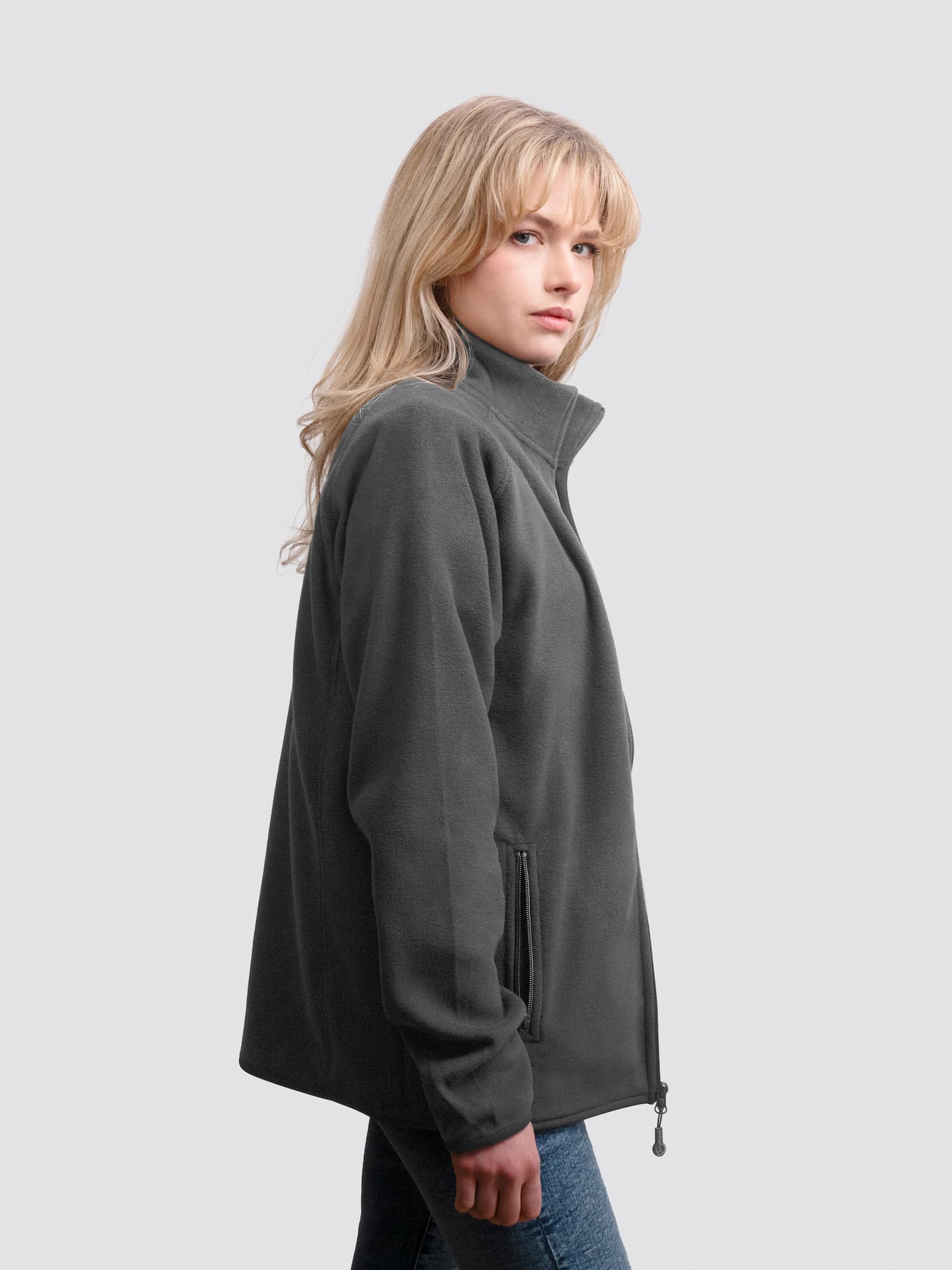 LULS Netball Sustainable Full Zip Fleece - Image 6