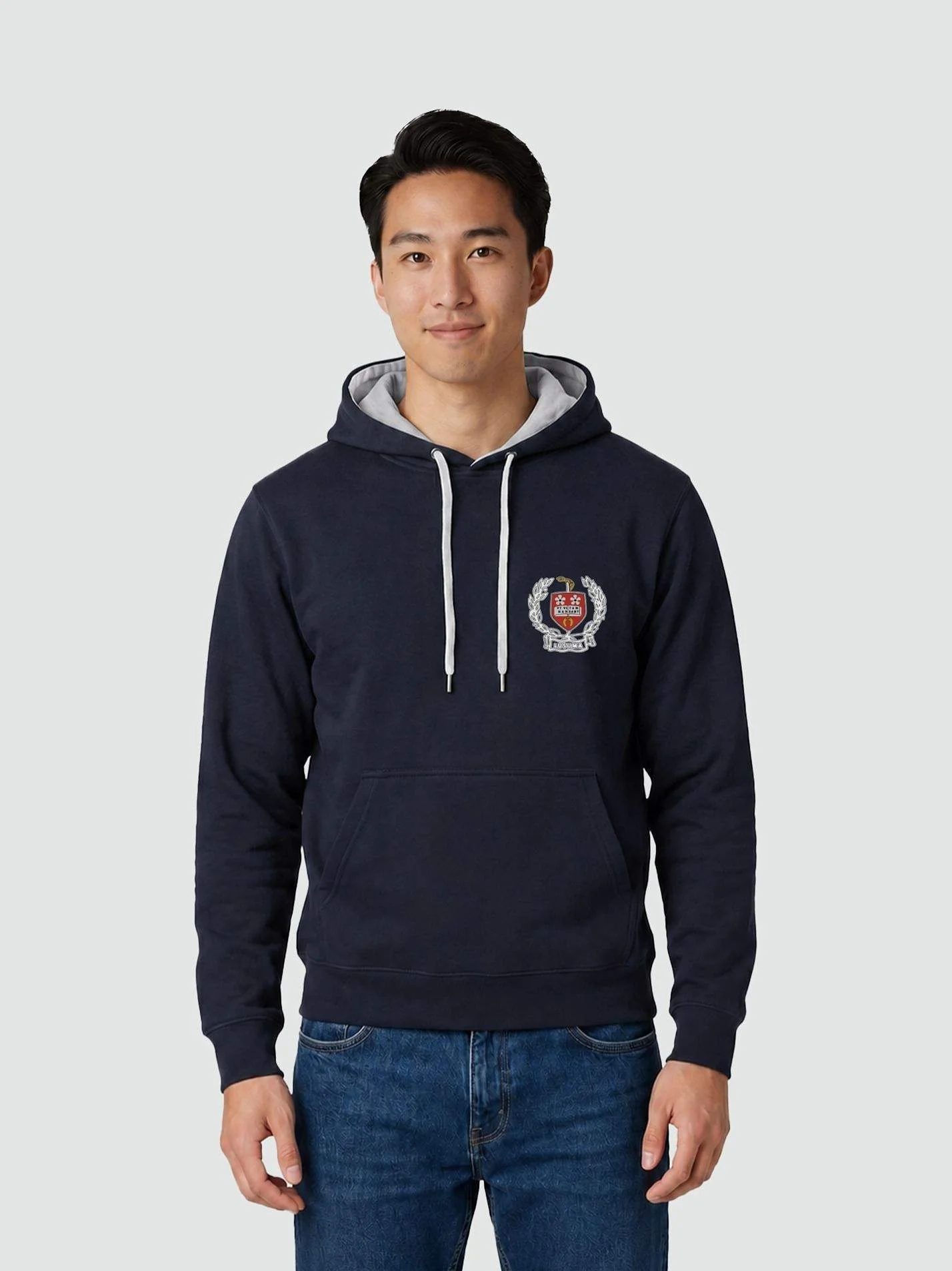 LUSUMA Contrast Hoodie