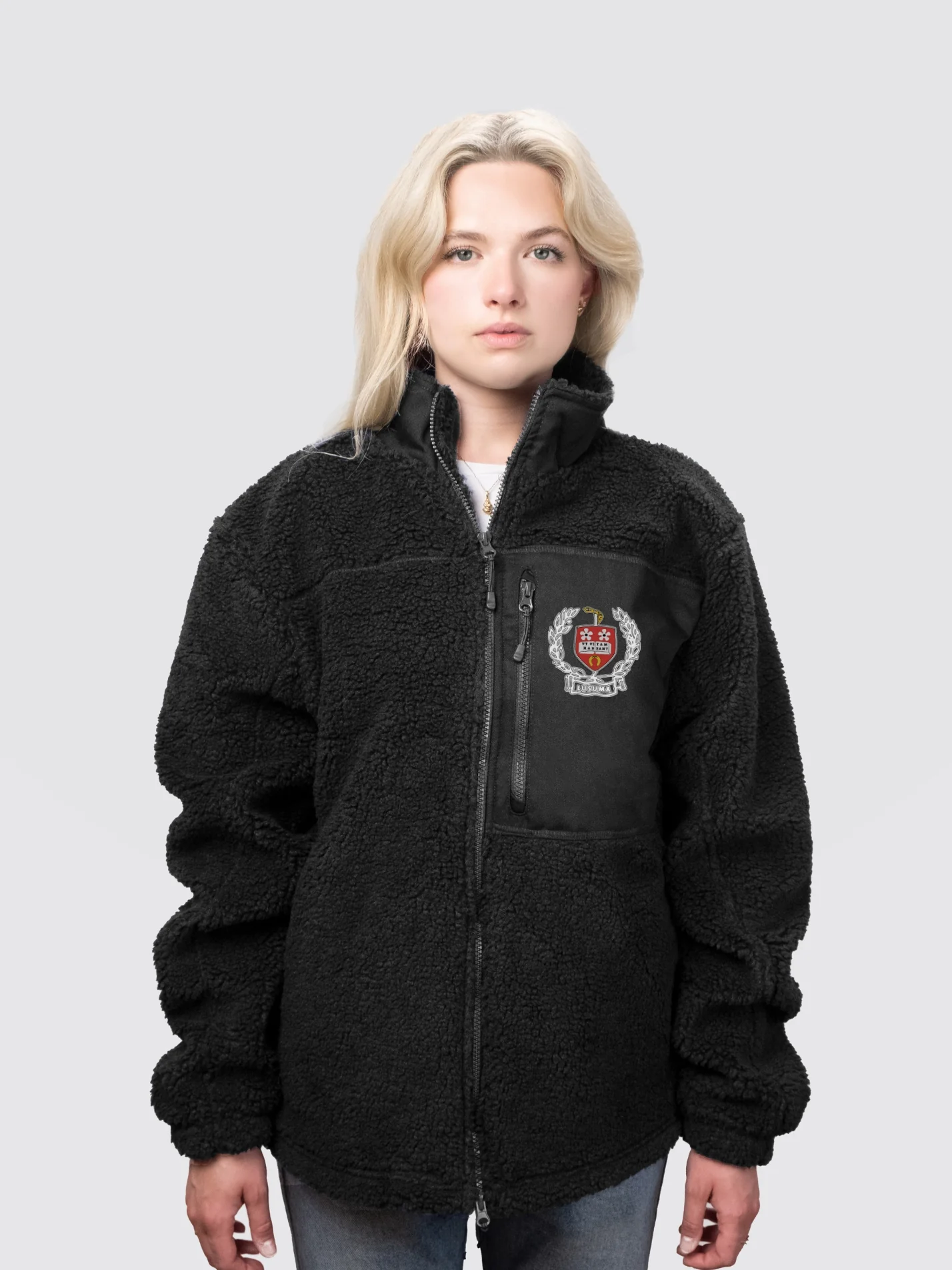 UCL Surgical Society Unisex Fluffy Sherpa Fleece Jacket