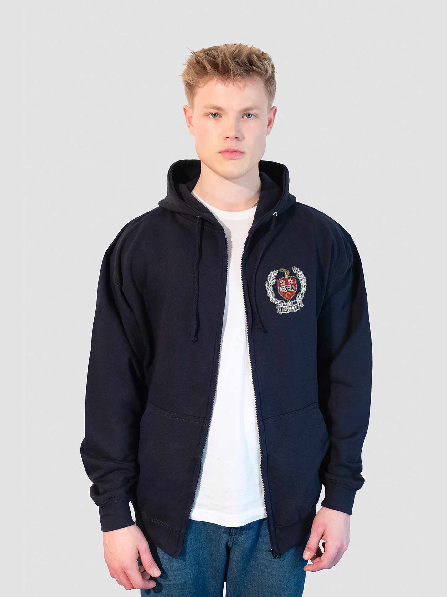 Edward Bramley Law Society Zip-Up Unisex Hoodie - Image 4