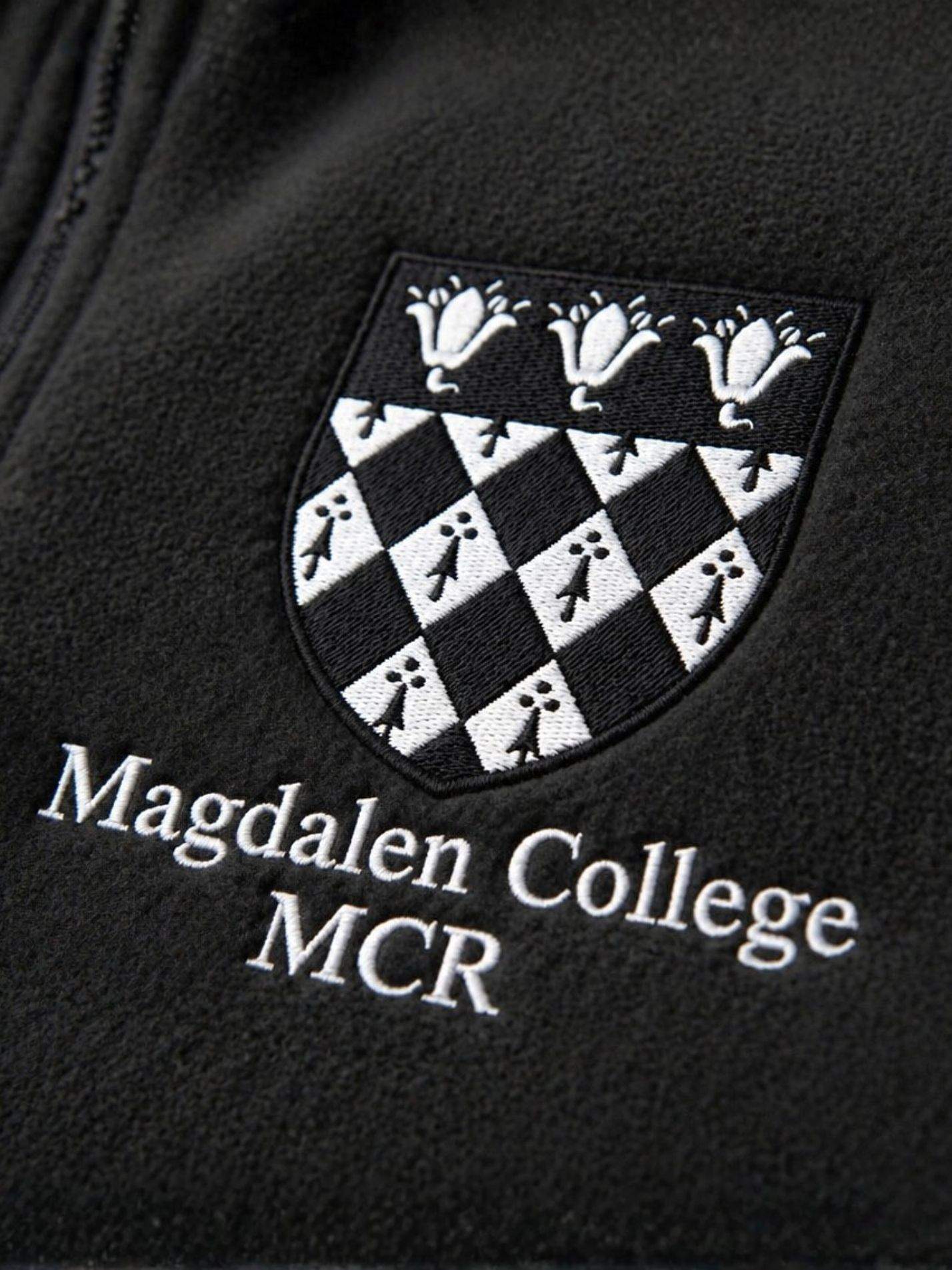 Magdalen College Oxford MCR Unisex 1/4 Zip Fleece - Image 3