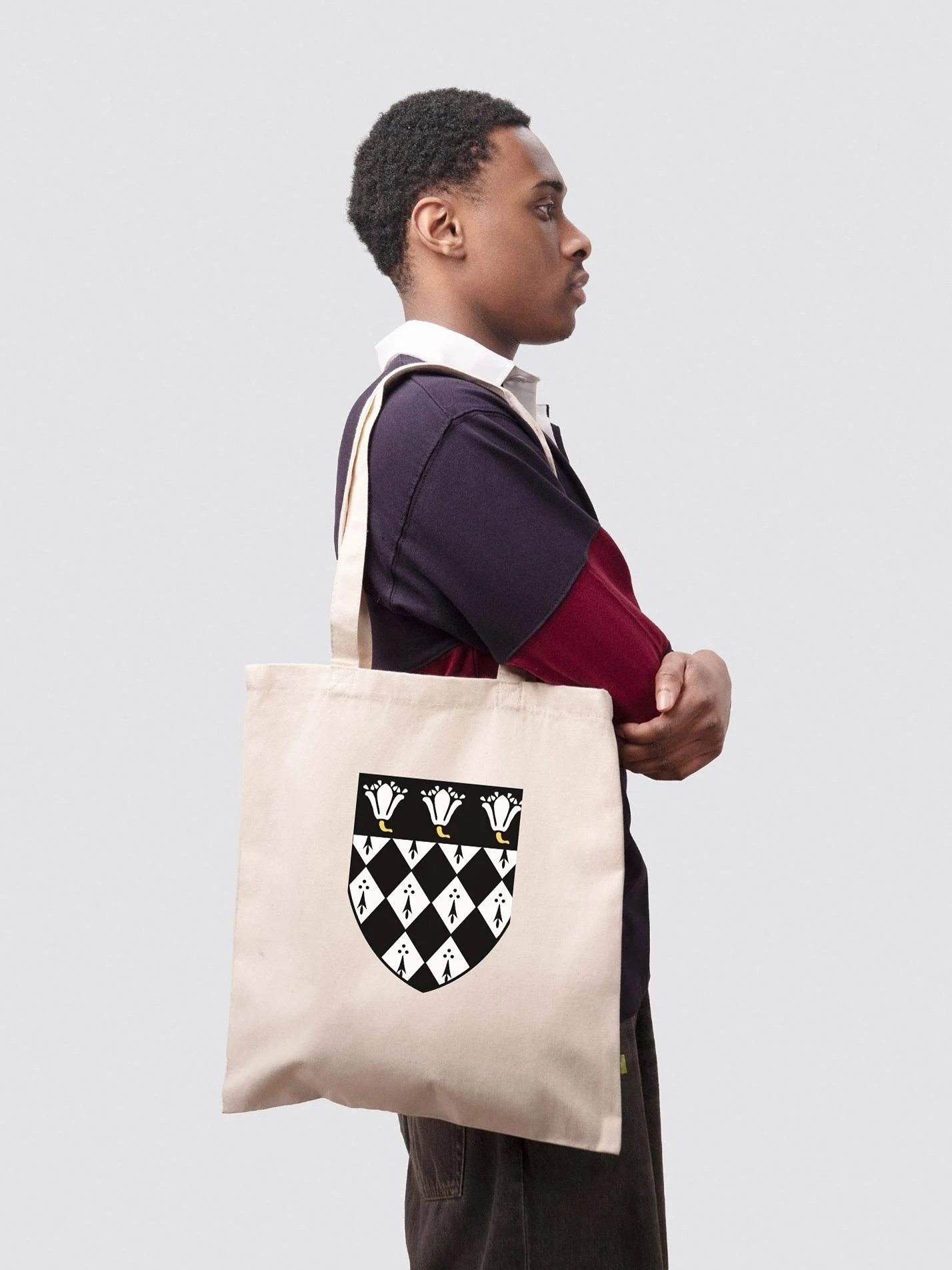 Magdalen College Oxford Organic Cotton Printed Tote Bag - Image 3