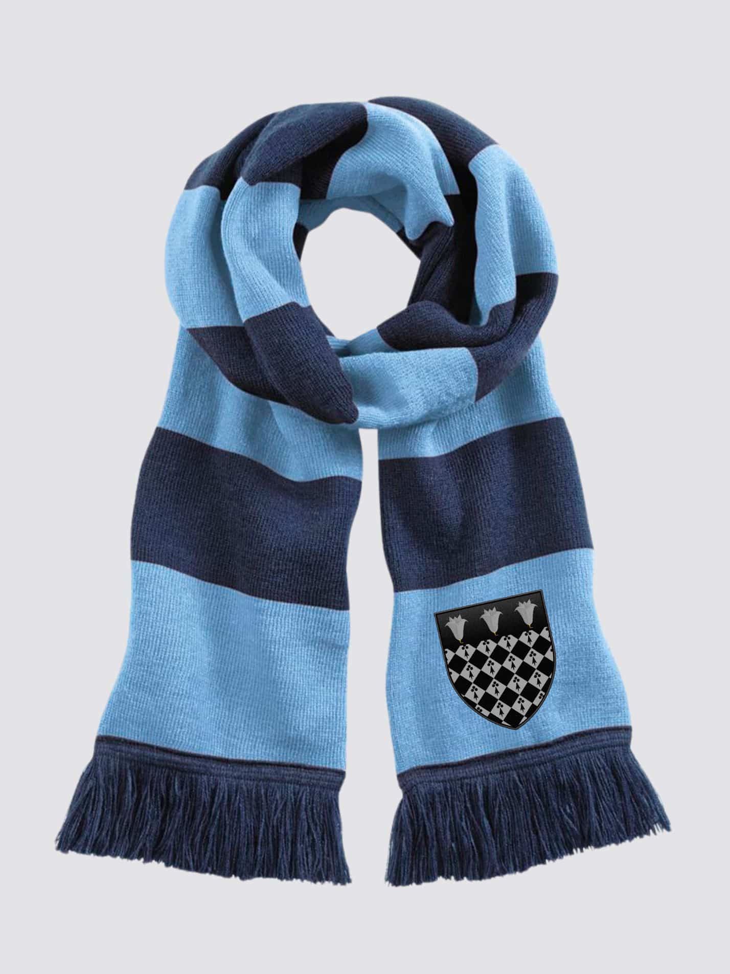 Magdalen College Oxford Striped Scarf - Image 3