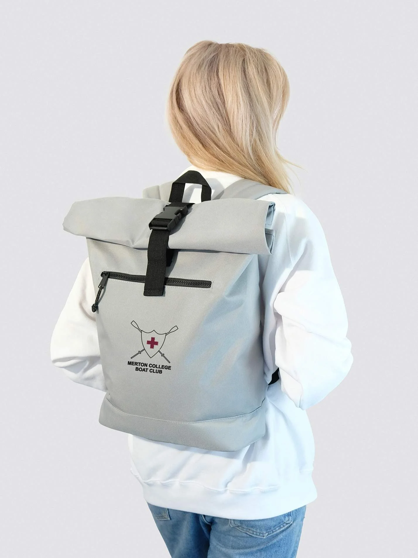 Merton College Boat Club Roll Top Backpack