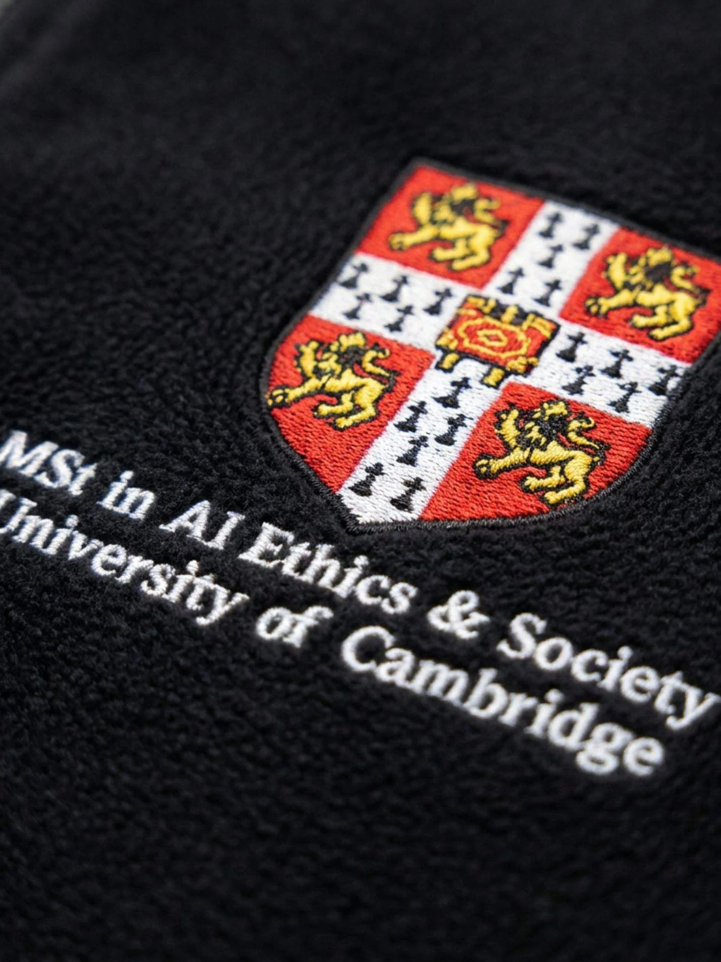 MSt in AI Ethics & Society, Cambridge University Ladies Fit Full Zip Fleece - Image 3
