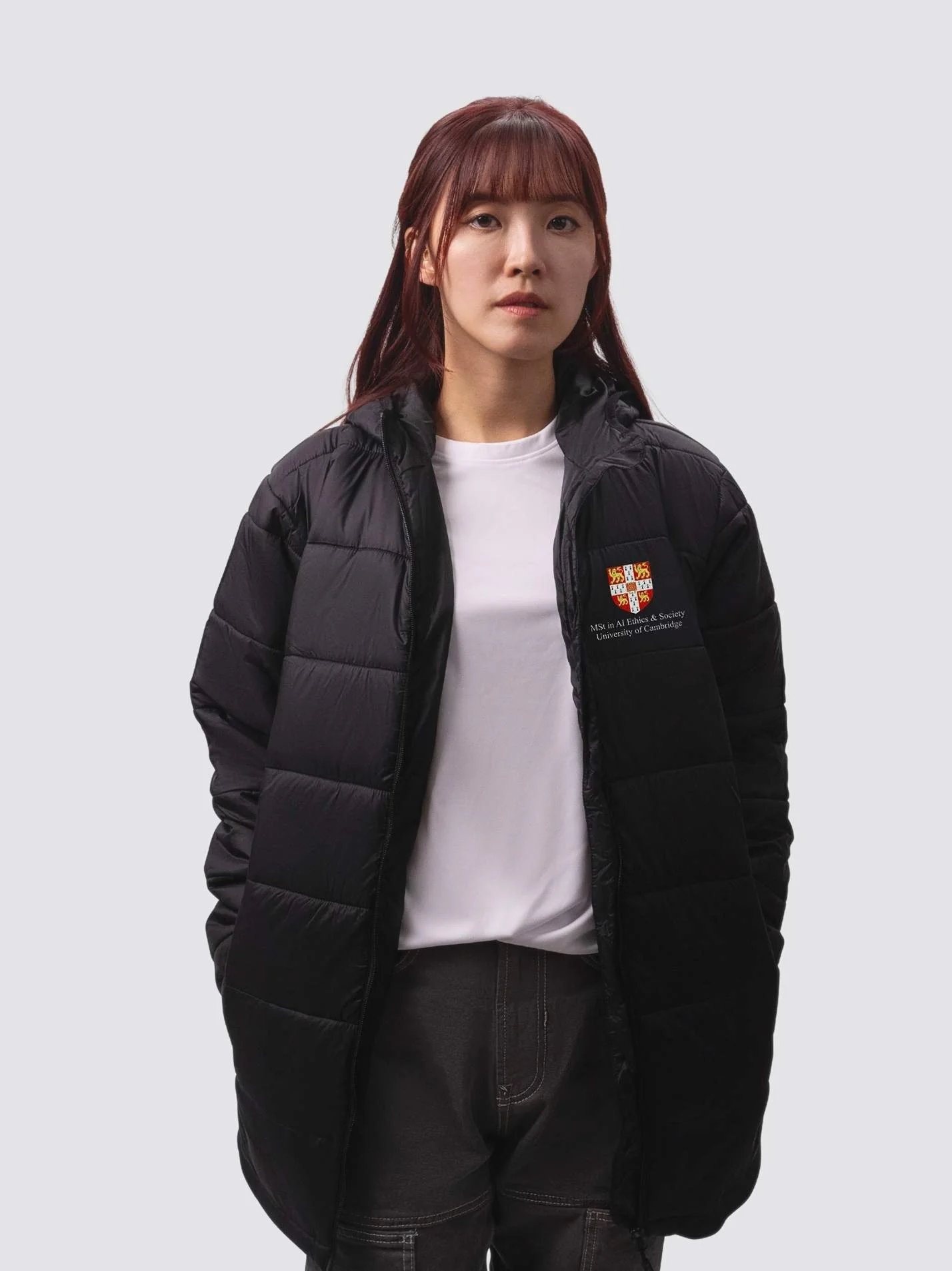 MSt in AI Ethics & Society, Cambridge University Sustainable Unisex Hooded Puffer Jacket