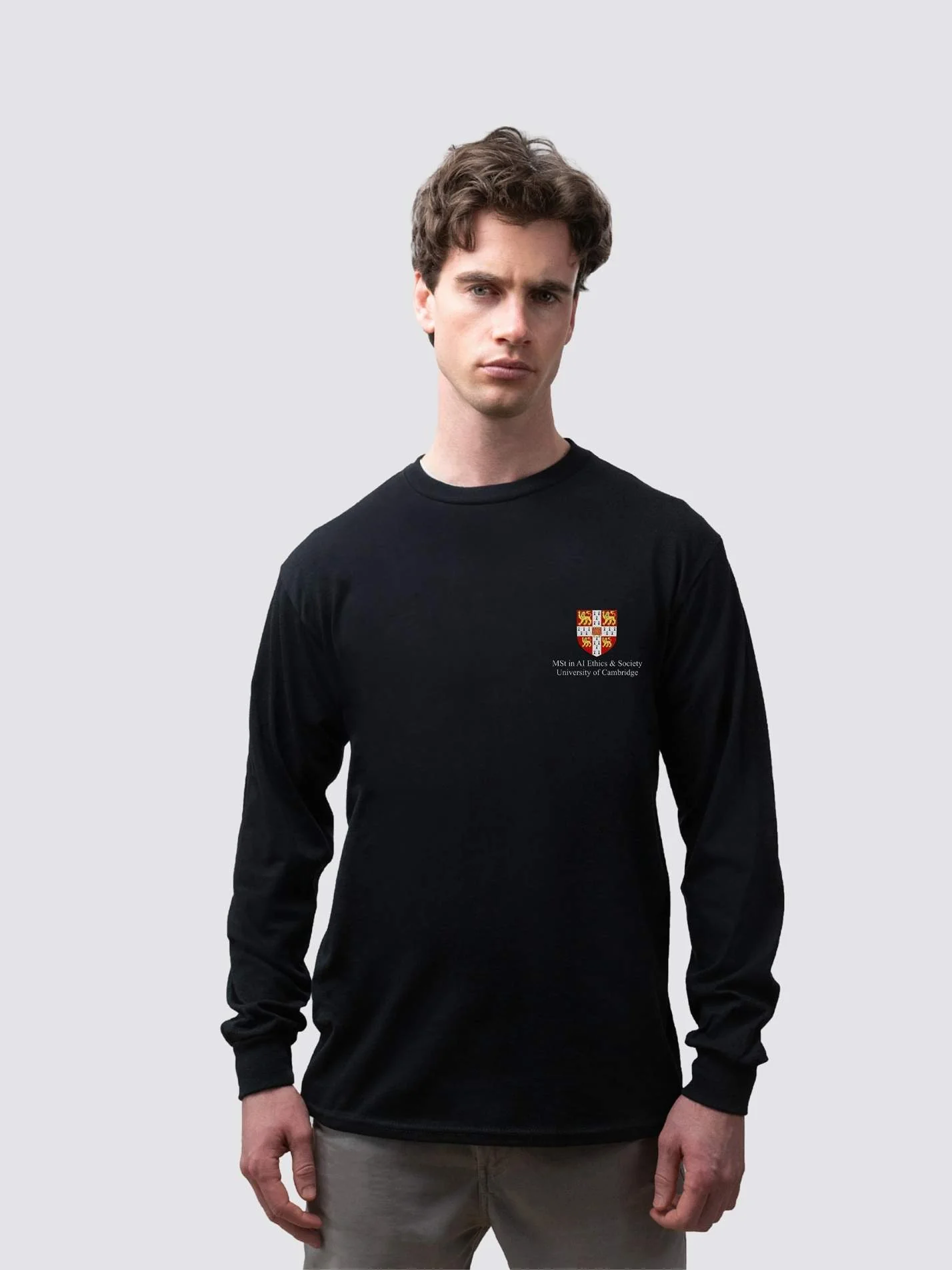 MSt in AI Ethics & Society, Cambridge University Unisex Cotton Long Sleeve T-Shirt