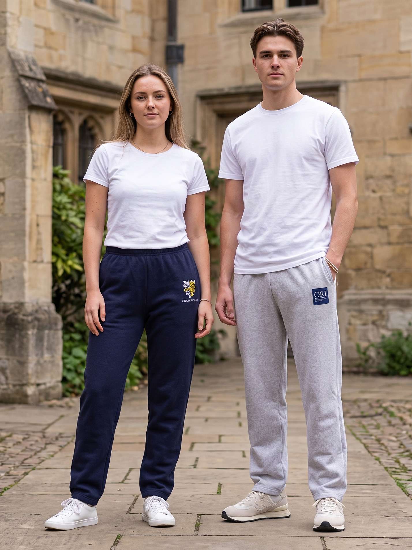 Balliol College Oxford JCR Unisex Open Hem Joggers - Image 2