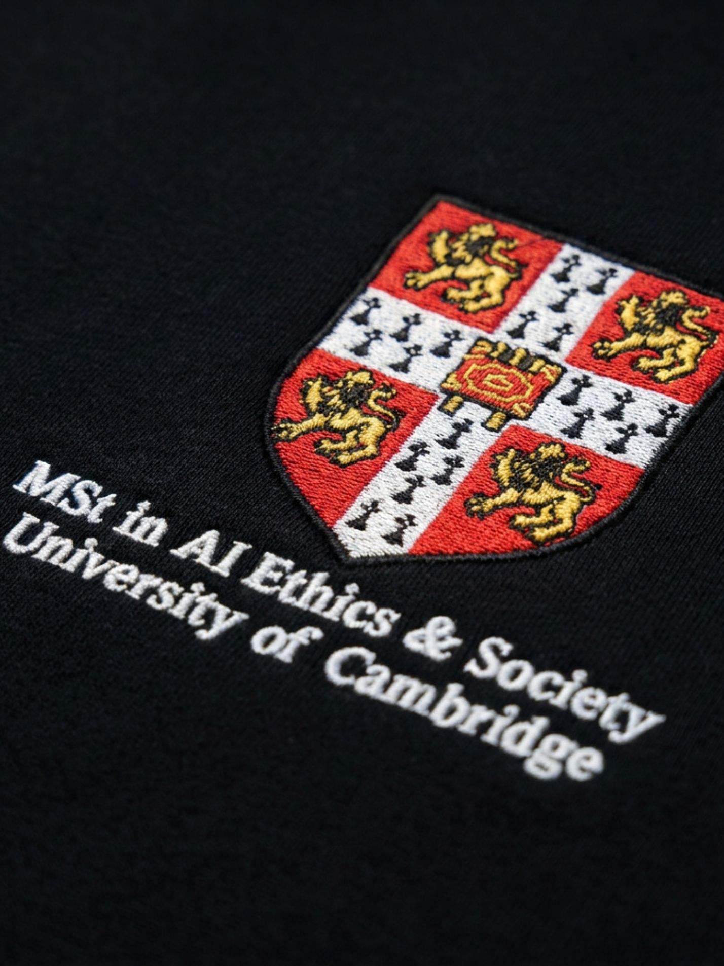 MSt in AI Ethics & Society, Cambridge University Classic Men's Rugby Shirt - Image 3