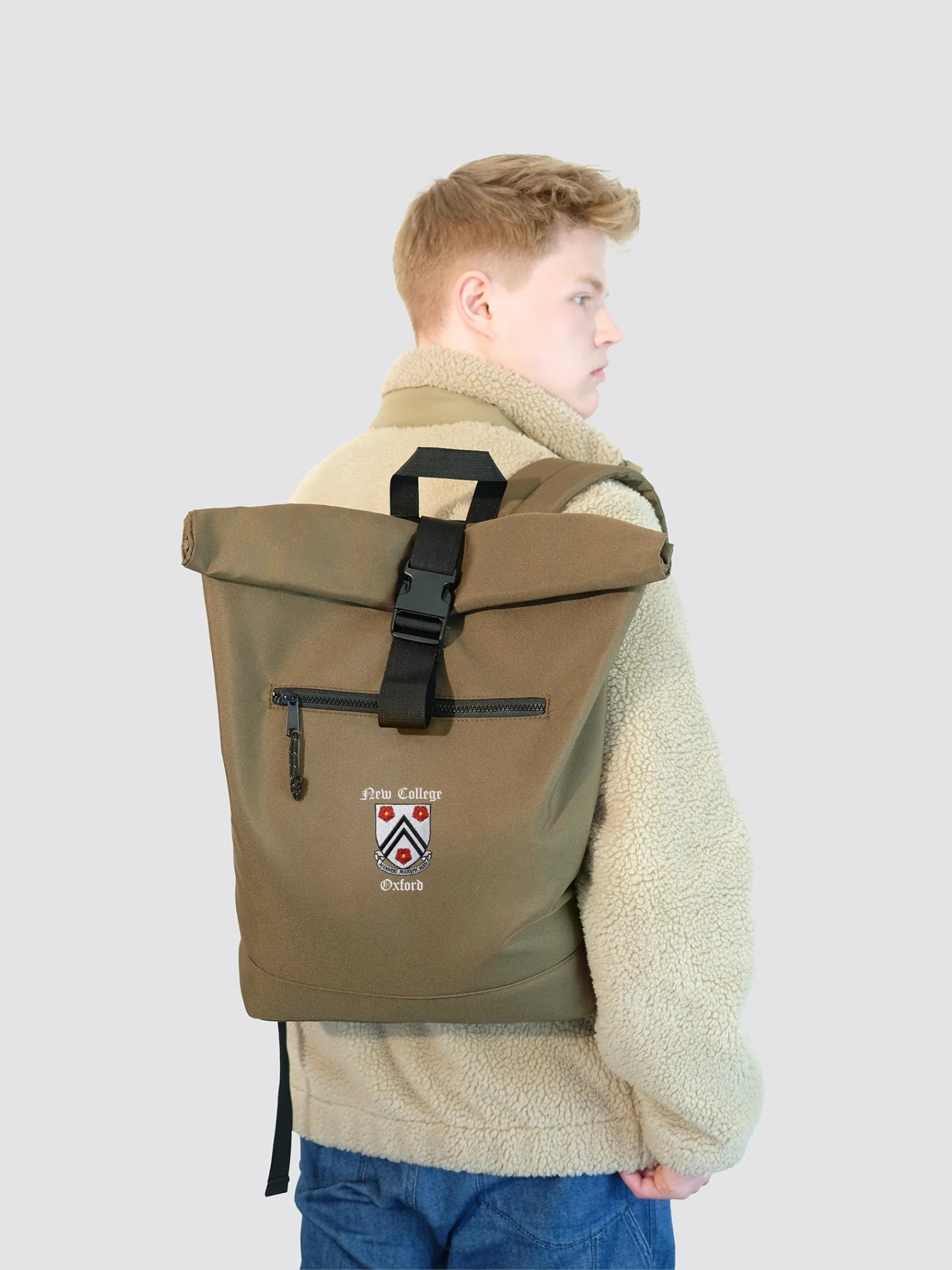 New College Oxford MCR Roll Top Backpack - Image 5