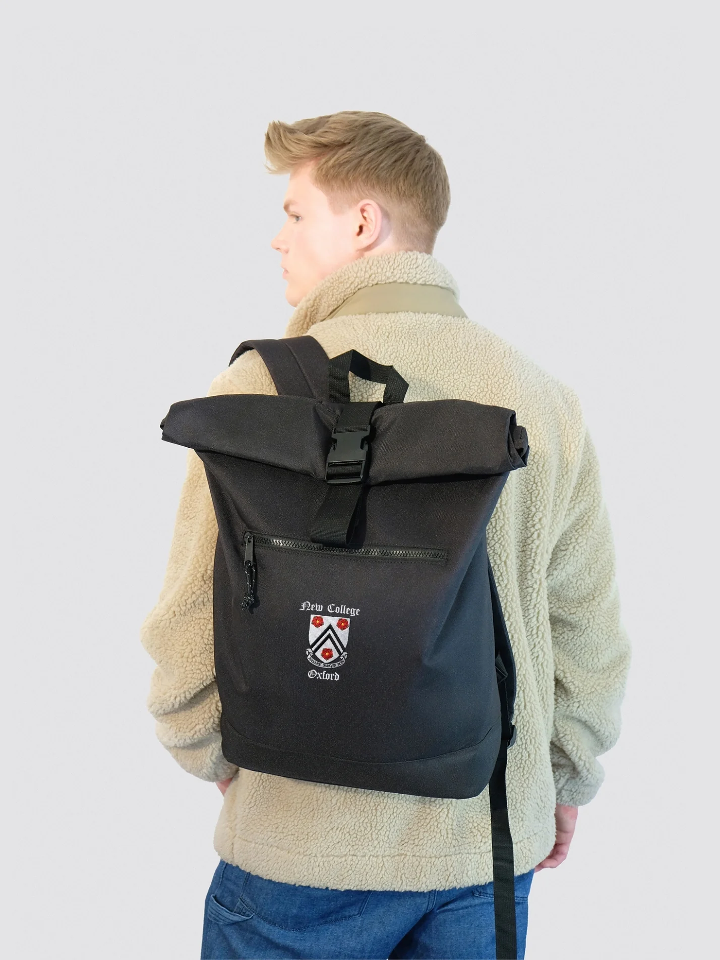 New College Oxford MCR Roll Top Backpack - Image 7