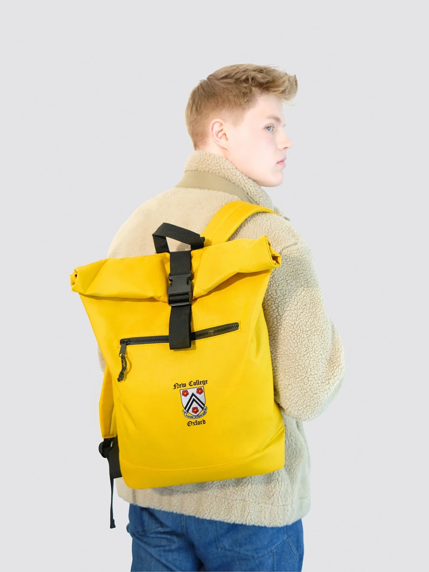 New College Oxford MCR Roll Top Backpack - Image 8