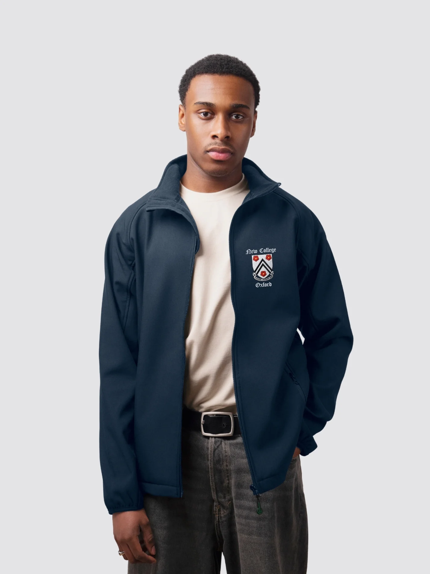 New College Oxford MCR Sustainable Men's Soft Shell Jacket - Image 6