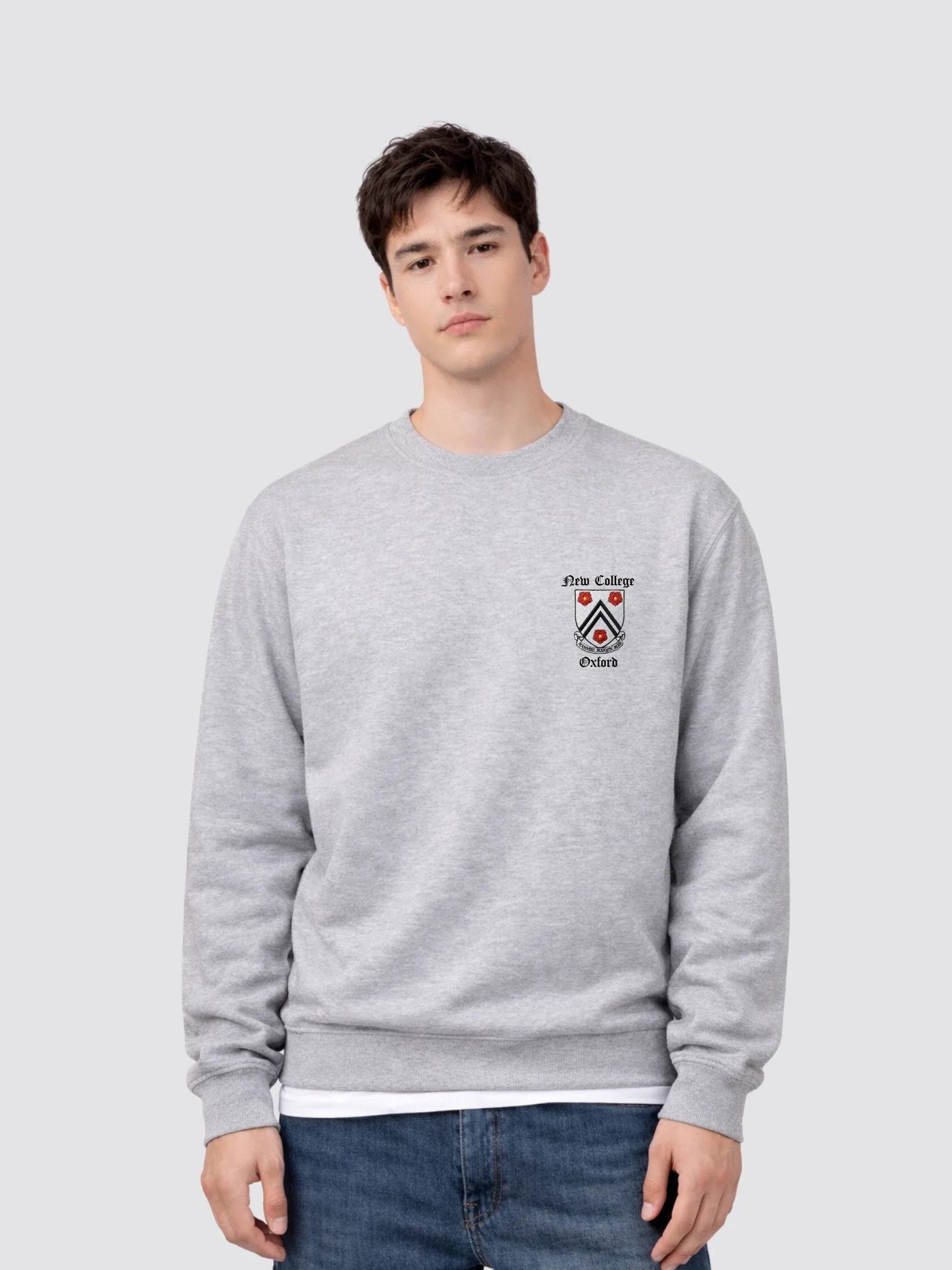 New College Oxford MCR Unisex Heavyweight Sweatshirt - Image 7