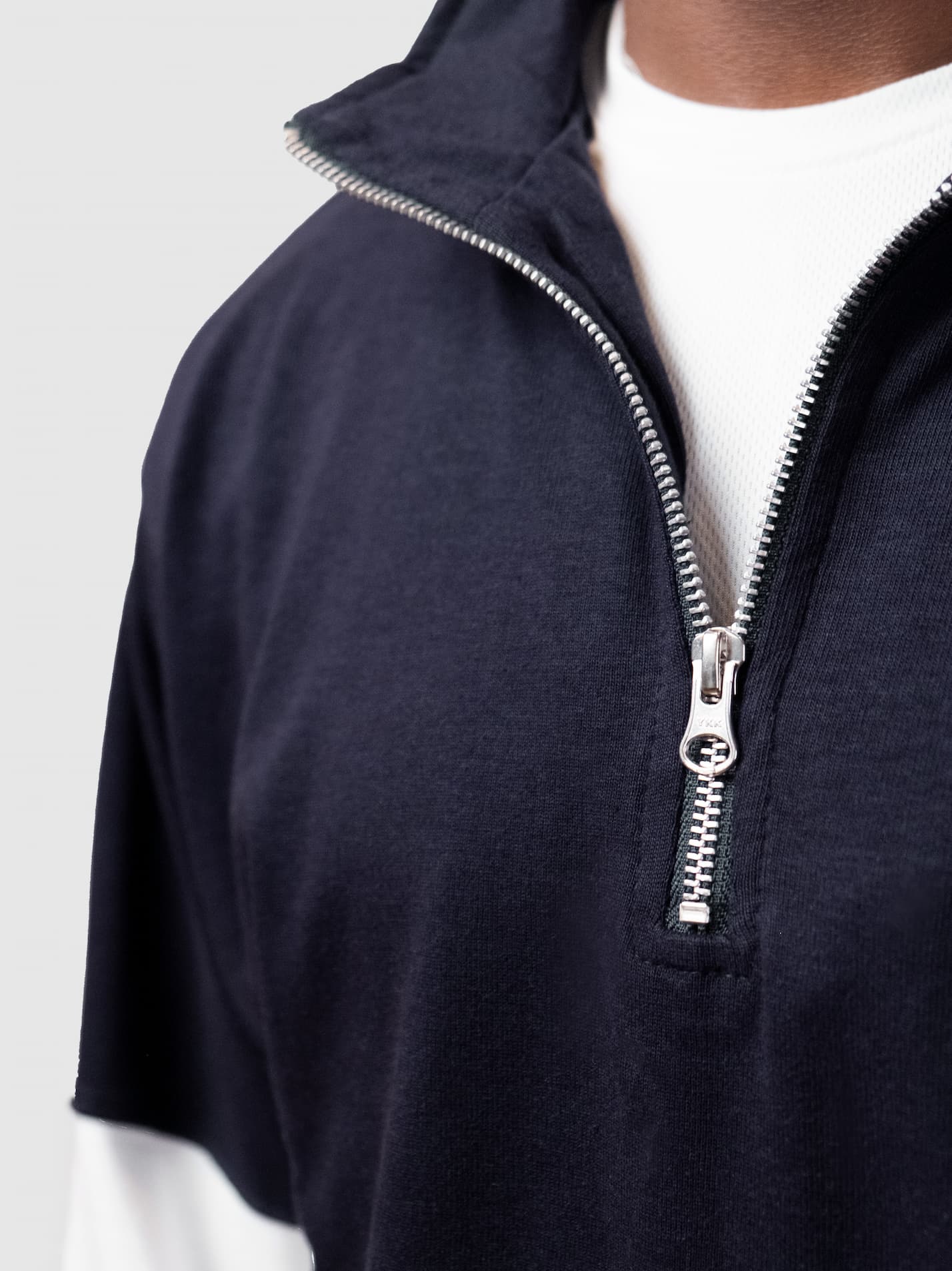 New College Oxford MCR Unisex Panelled 1/4 Zip Sweatshirt - Image 4