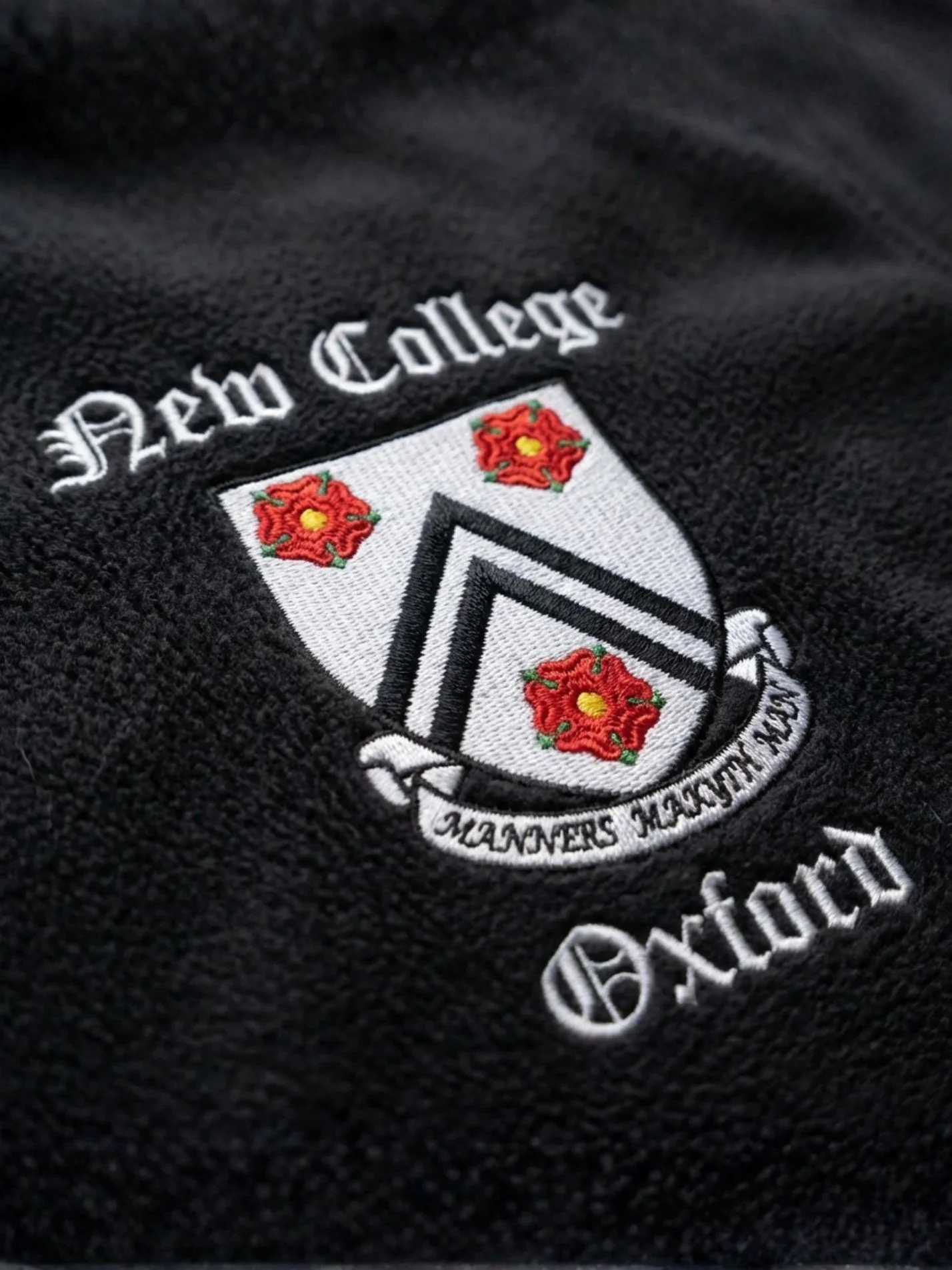 New College Oxford MCR Unisex 1/4 Zip Fleece - Image 3