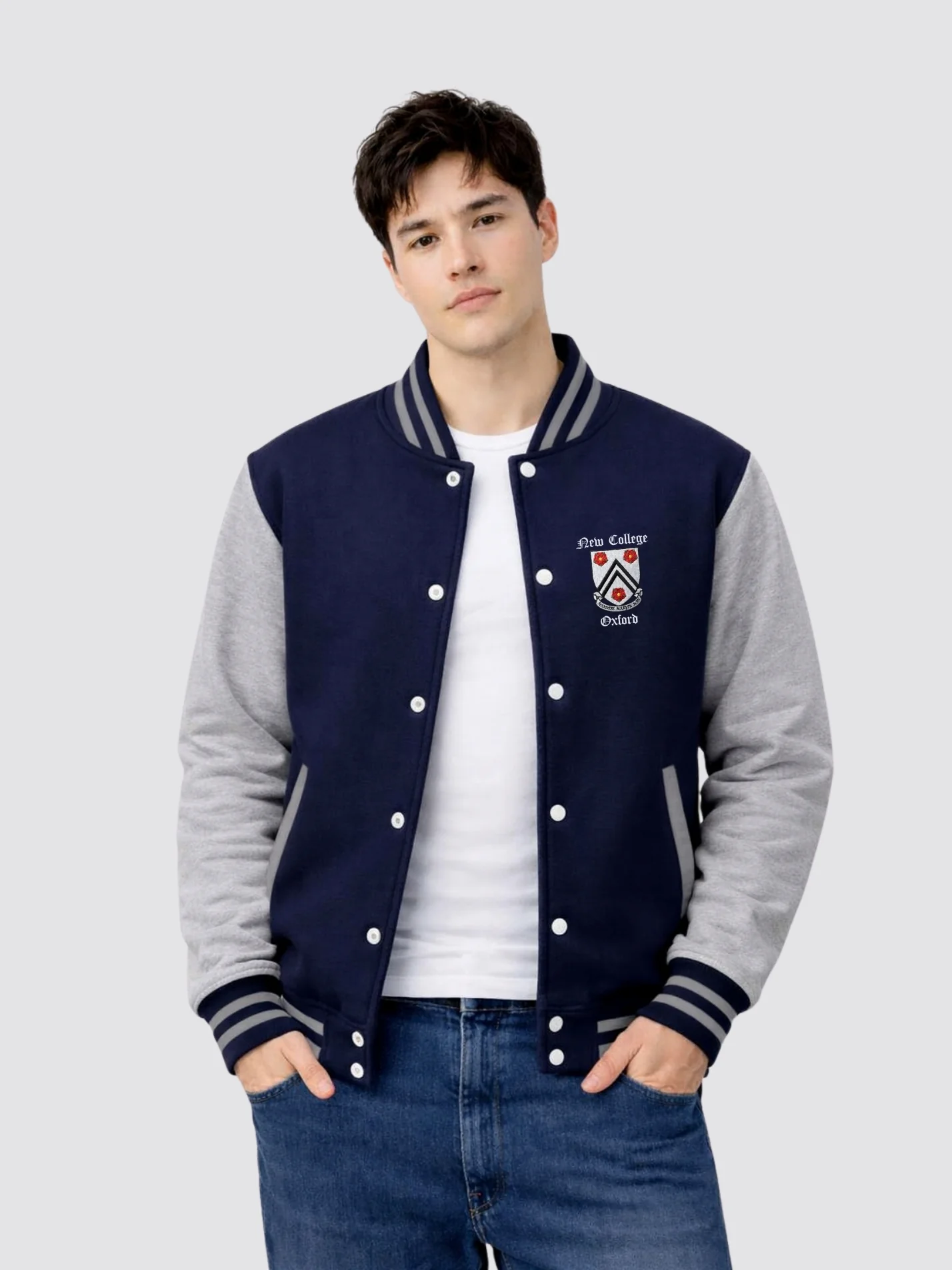 New College Oxford MCR Varsity Jacket - Image 8