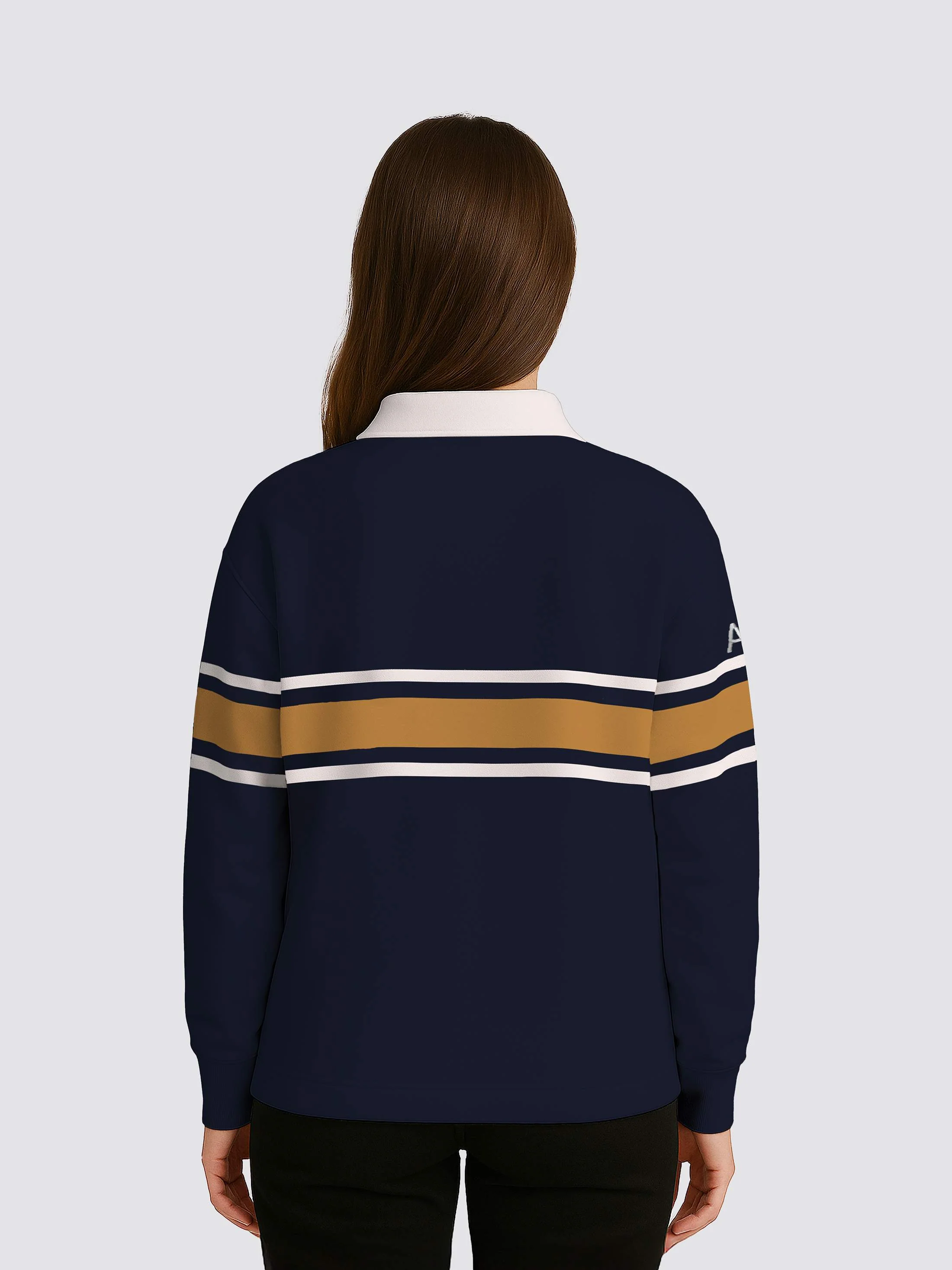 Newcastle Bar Society Retro Striped Rugby Shirt - Image 4