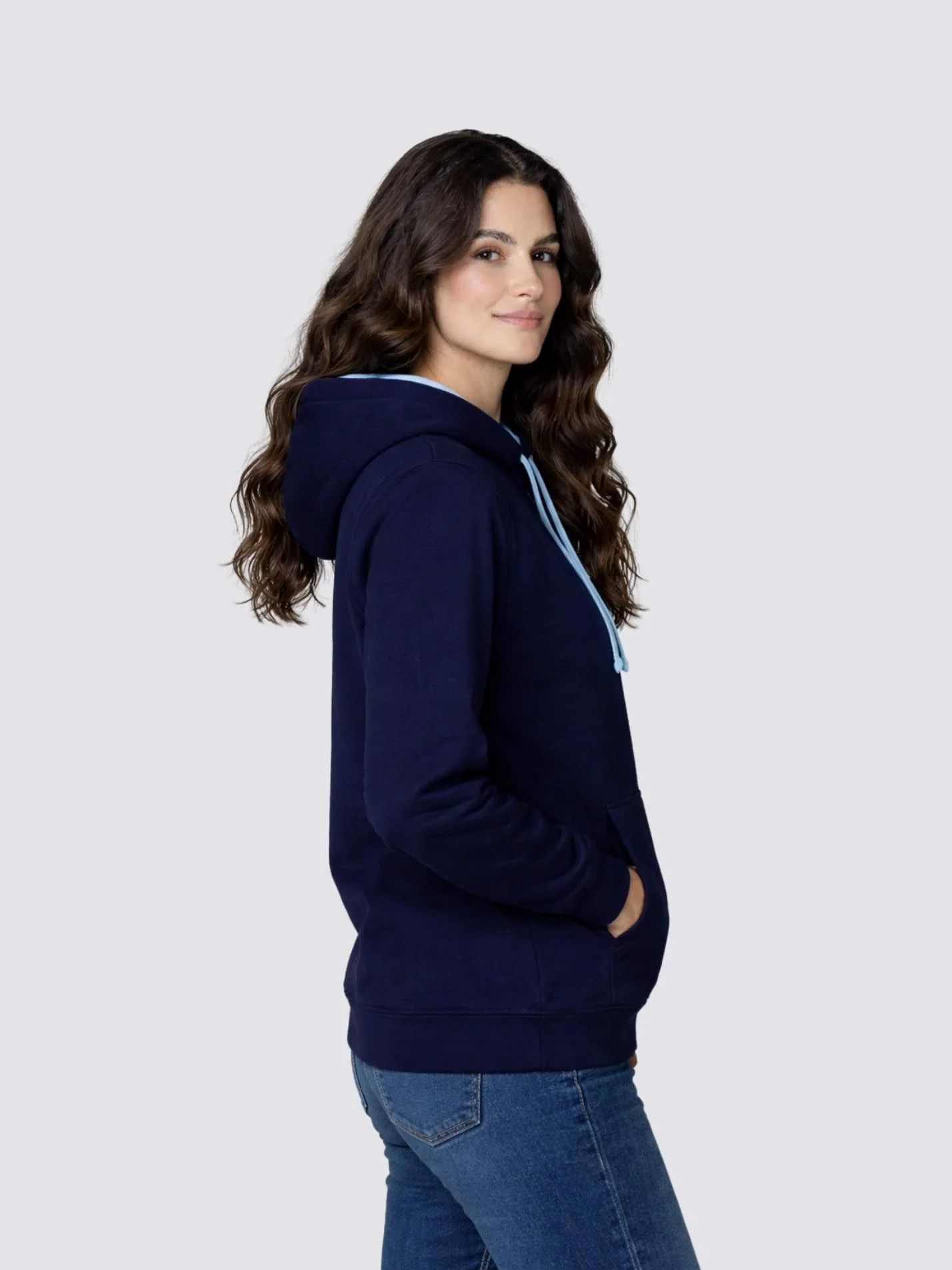 Newnham College Cambridge JCR Contrast Hoodie - Image 6