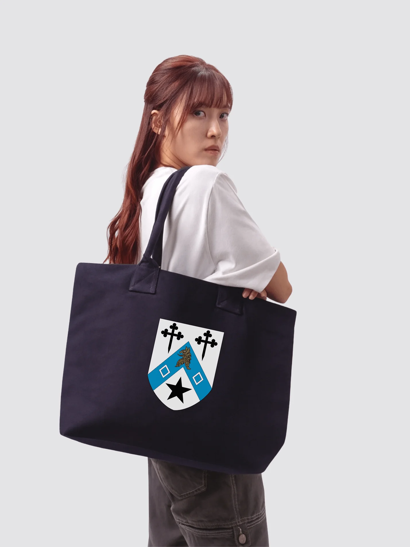 Newnham College Cambridge JCR Cotton Canvas Printed Shopper Bag