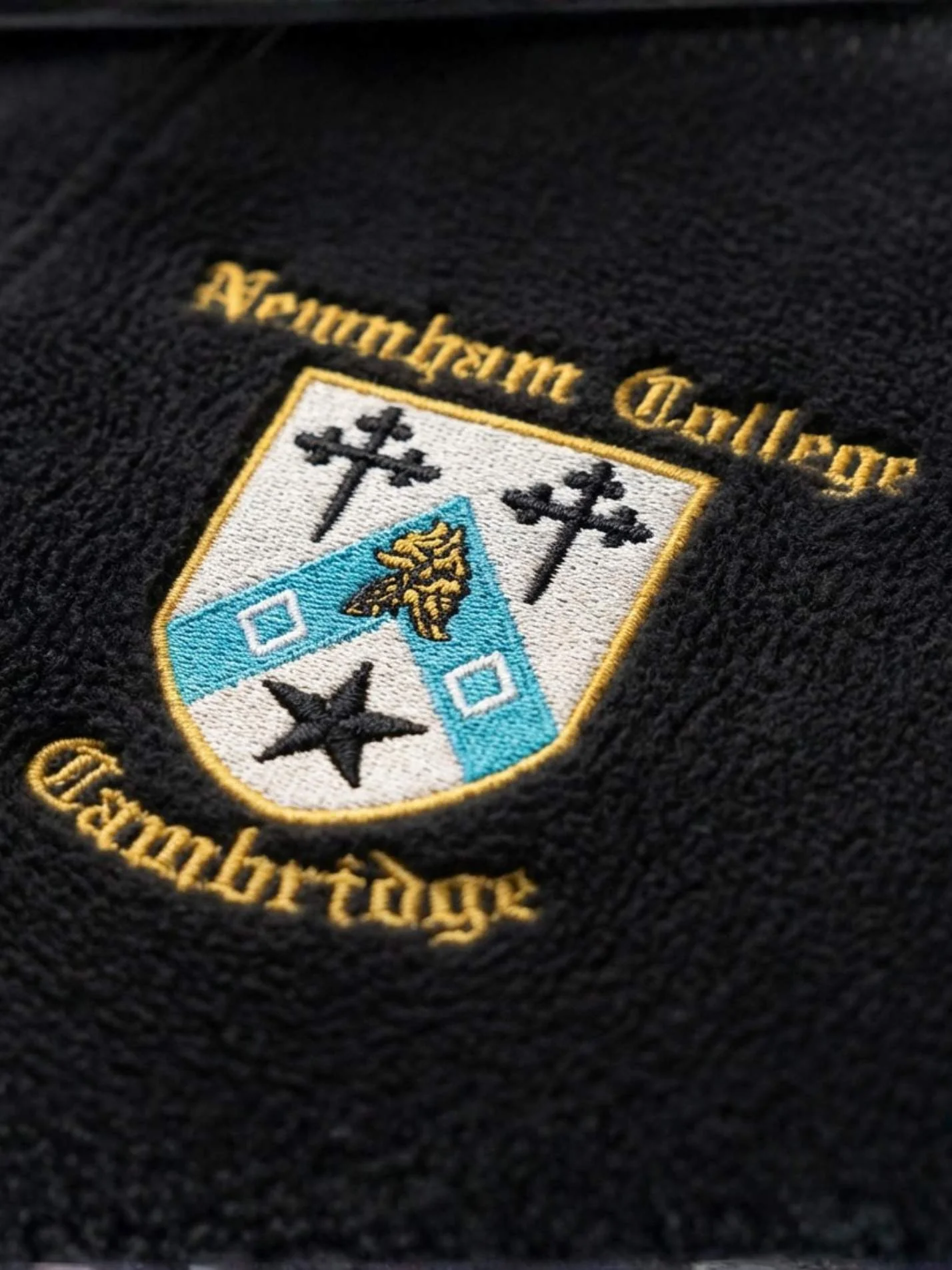 Newnham College Cambridge JCR Unisex 1/4 Zip Fleece - Image 3