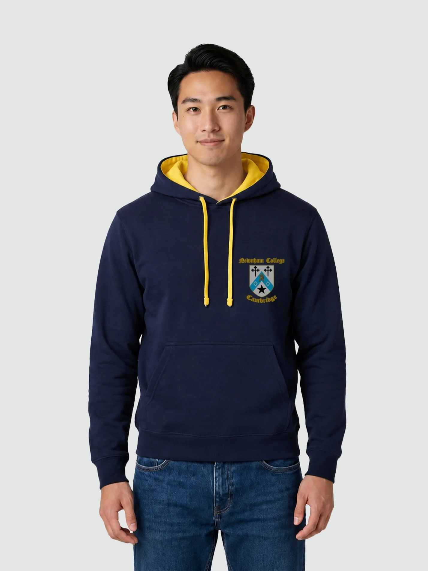 Newnham College Cambridge MCR Contrast Hoodie - Image 4