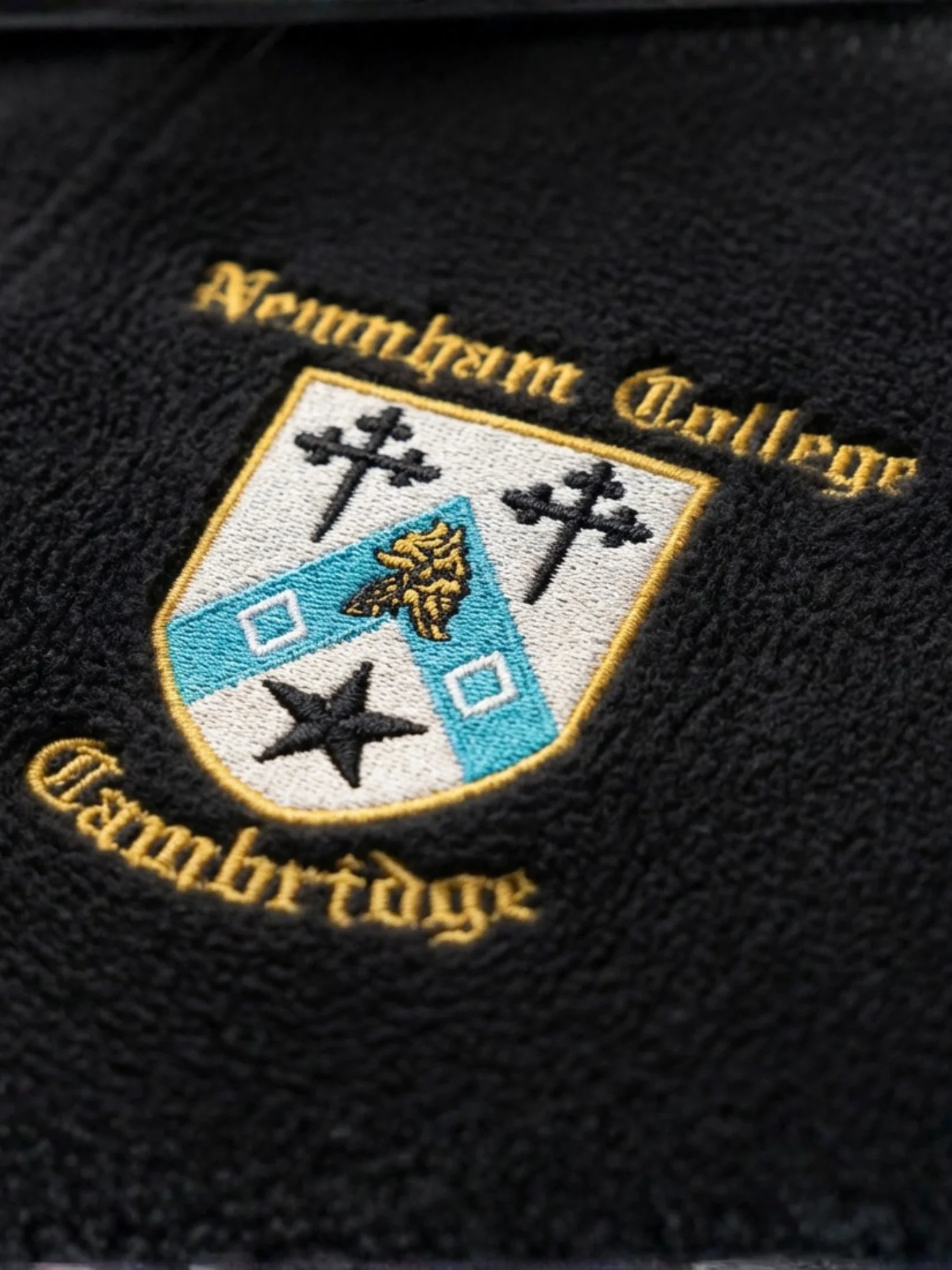 Newnham College Cambridge MCR Unisex 1/4 Zip Fleece - Image 3